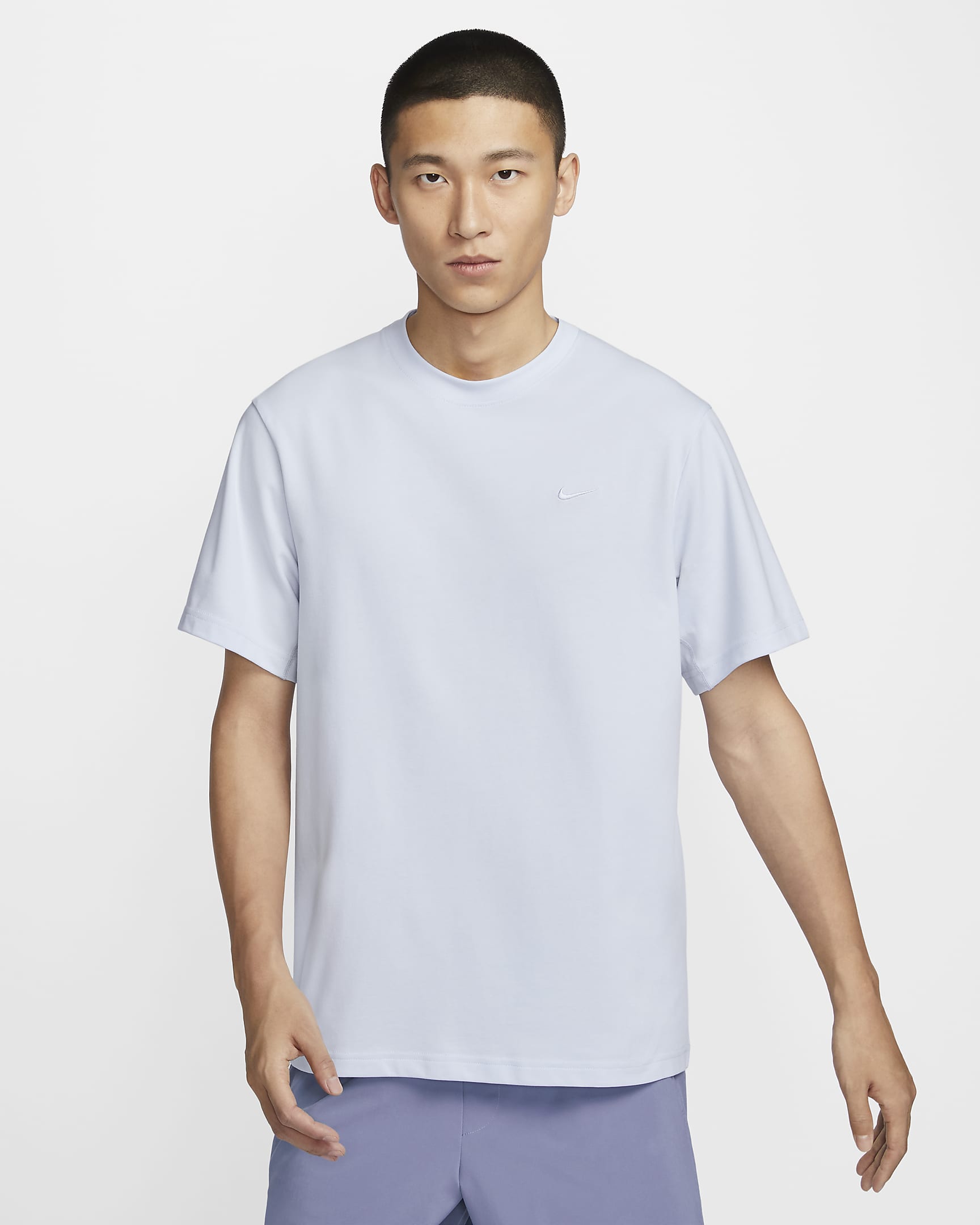 Nike Dri-FIT Primary 男子透气速干训练T恤 - 足球灰/足球灰