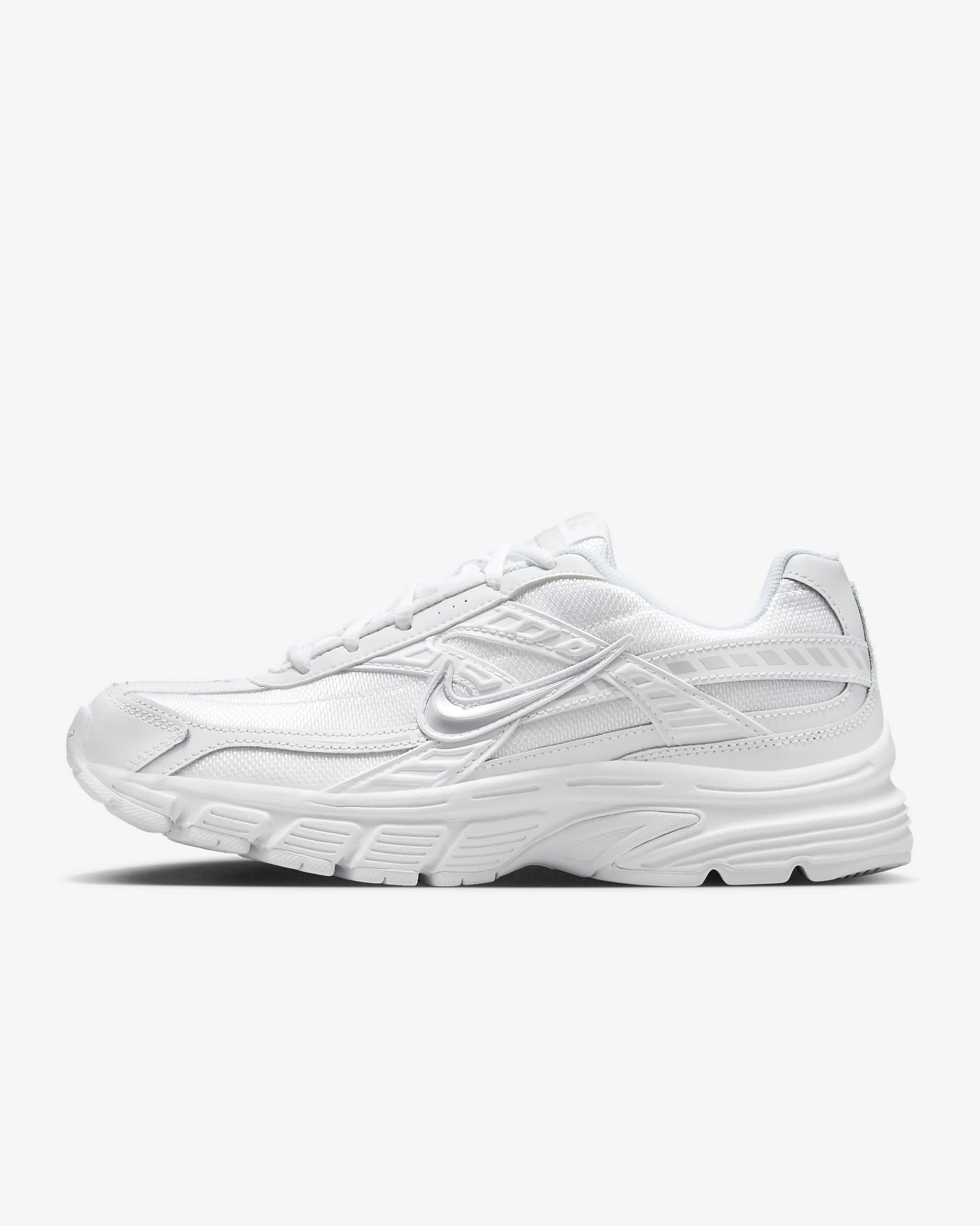 Nike Initiator 女子复古运动鞋 - 白色/尘光子色/金属银