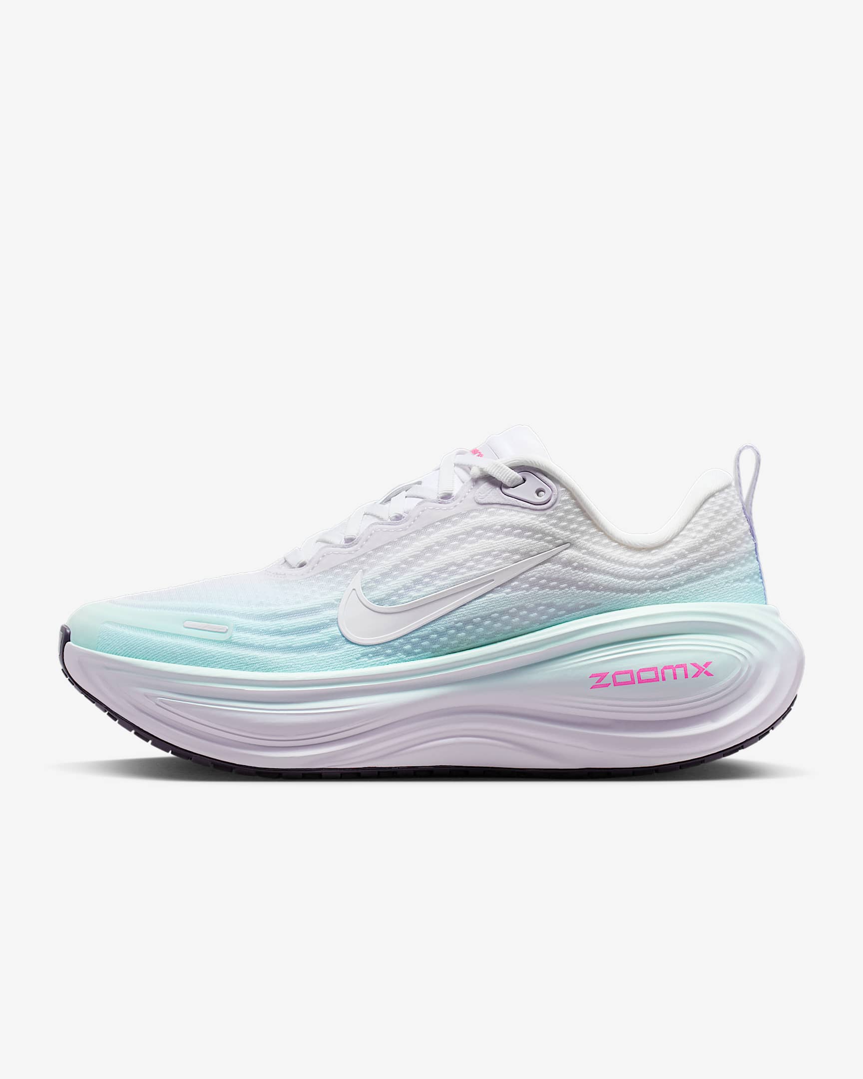 Nike Vomero Plus 耐克超级迈柔女子公路跑步鞋 - 白色/多色/冰川蓝/乌紫