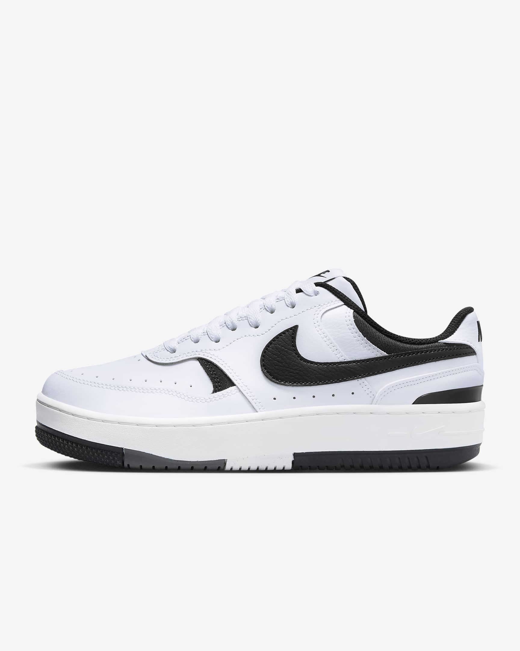 Nike Gamma Force 女子厚底运动鞋 - 白色/山峰白/铁灰/黑