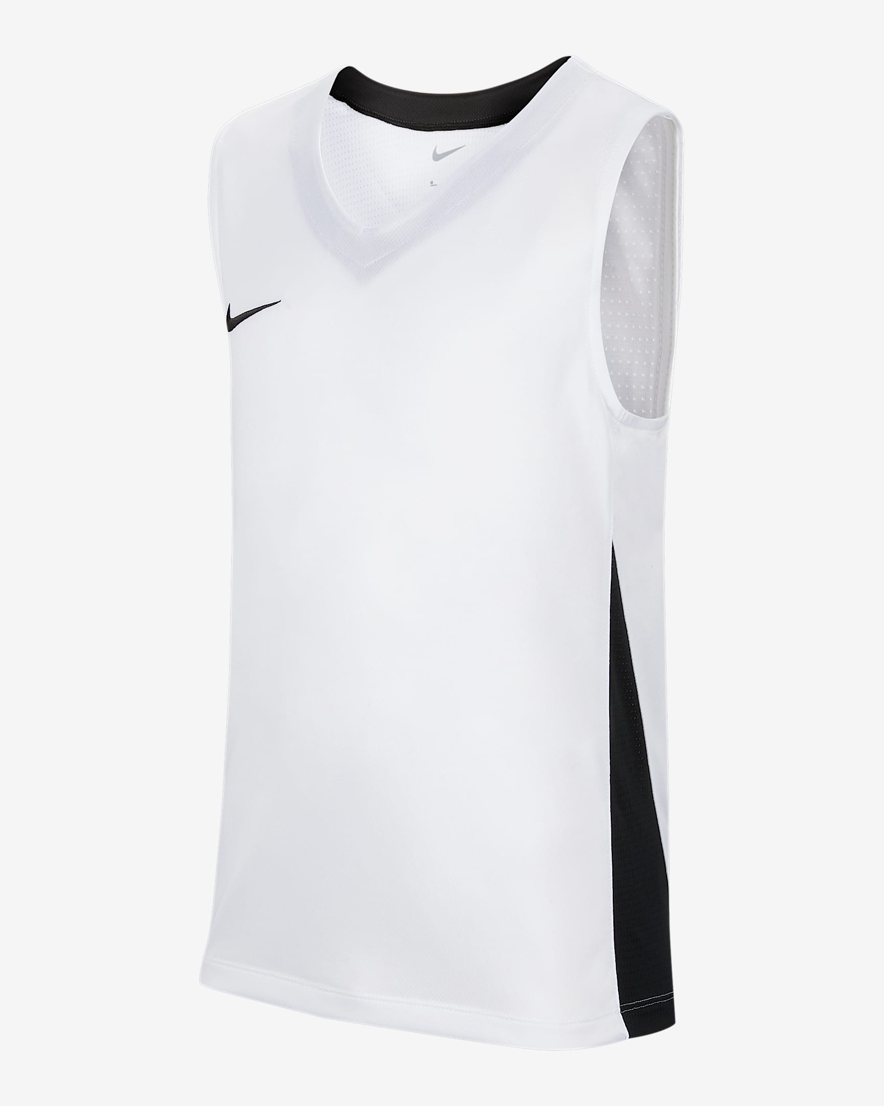 Nike 大童篮球球衣 - 白色/黑/黑