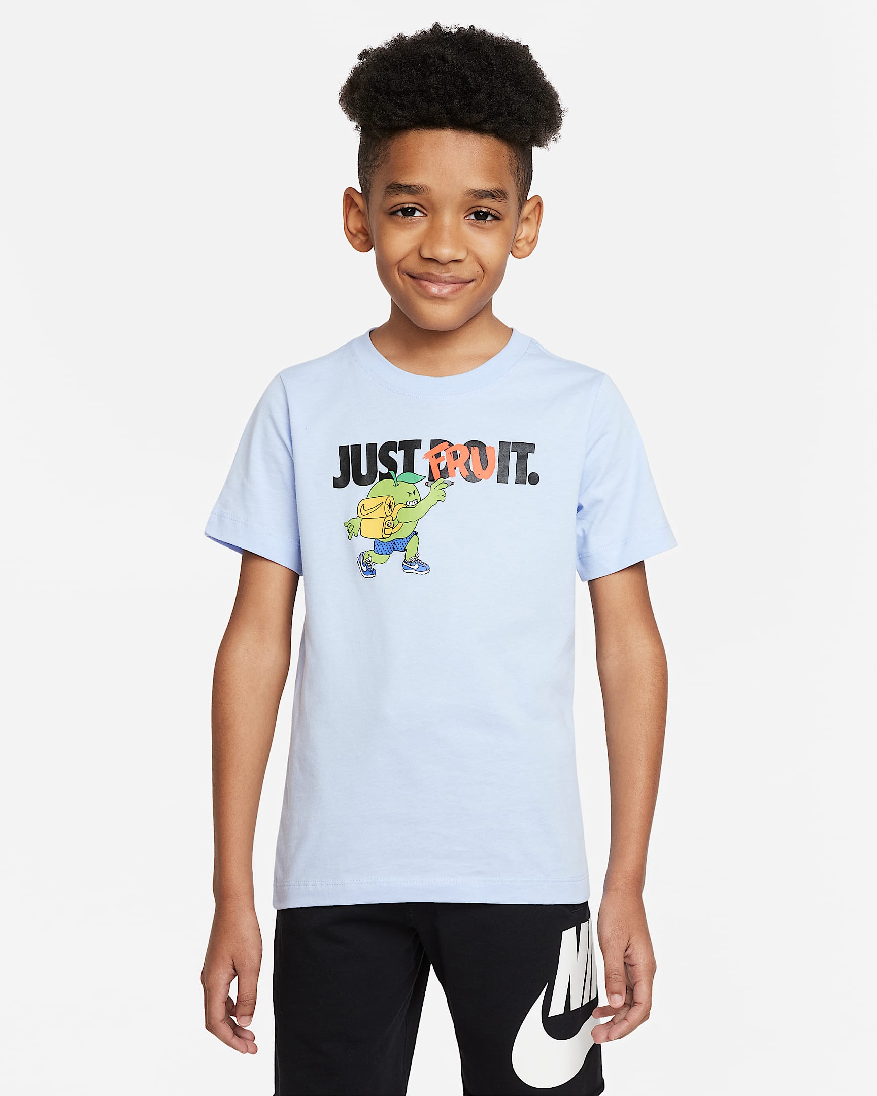 Nike Sportswear 大童T恤 - 浅海蓝