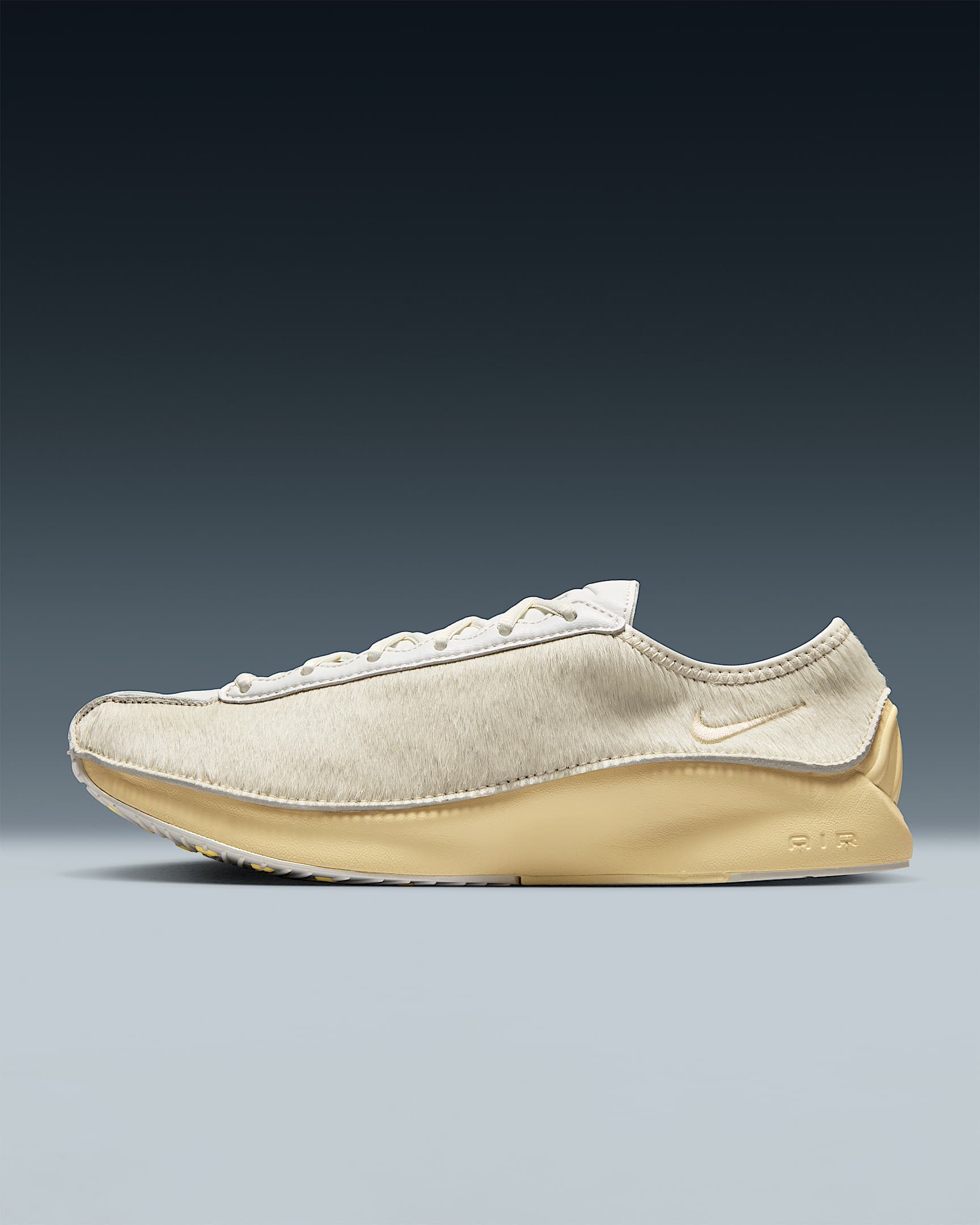 Nike Air Superfly LX Pony Hair Leather 女子运动鞋 - 帆白/柔黄/棉布白