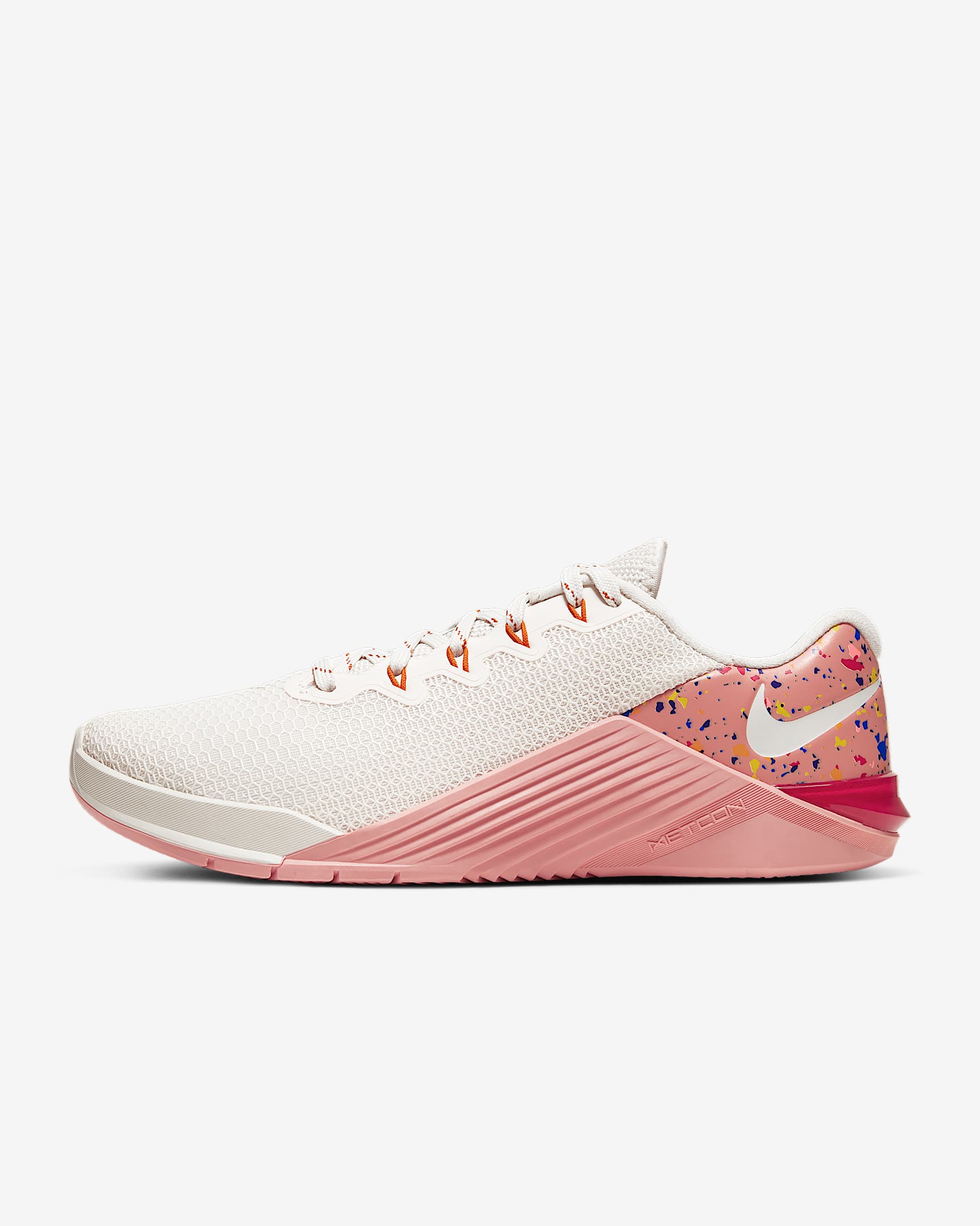 Nike Metcon 5 AMP 女子训练鞋 - 幻影灰白/石英粉/亮琥珀色/幻影灰白