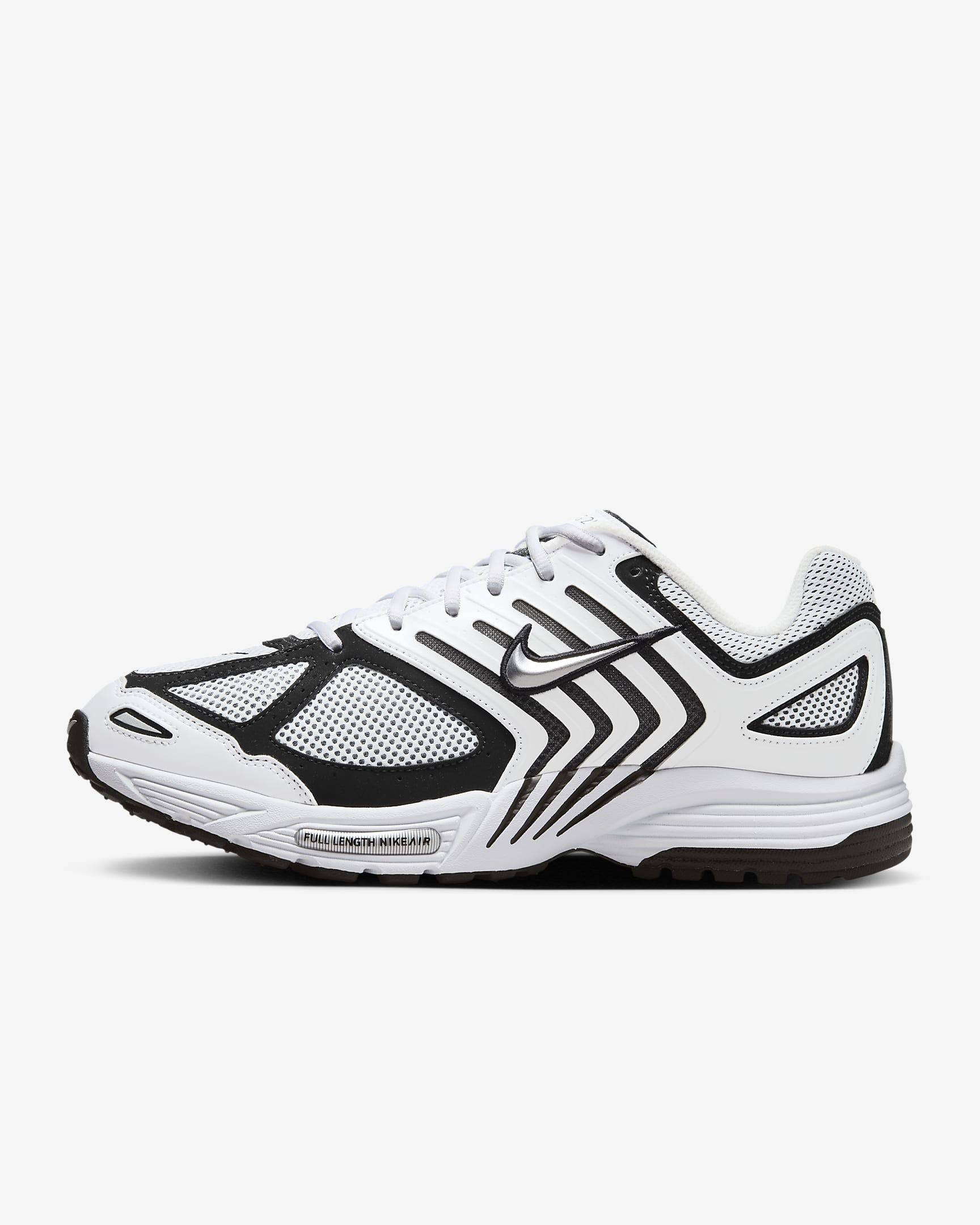 Nike Air Pegasus 2005 男子复古跑鞋风运动鞋 - 白色/黑/金属银