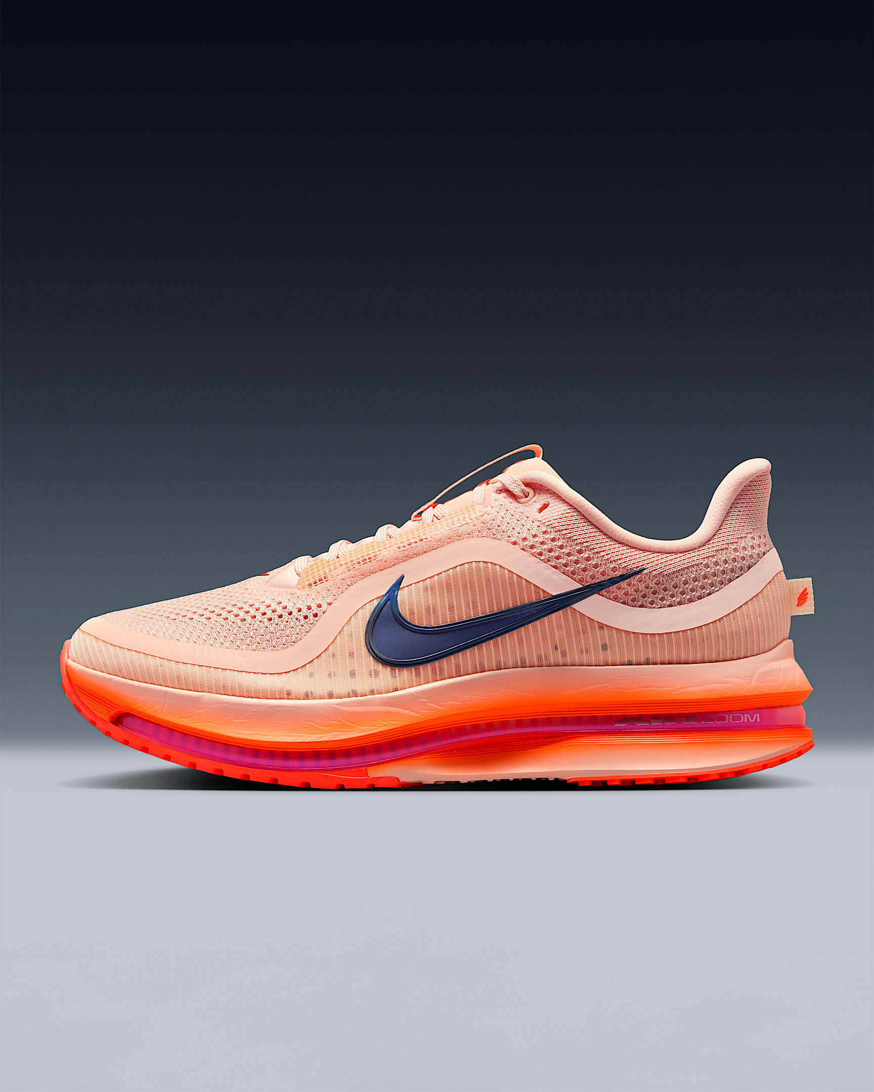 Nike Pegasus Premium 耐克顶级飞马男子公路跑步鞋 - 水洗珊瑚红/超级橙/浅深红/铁架黑