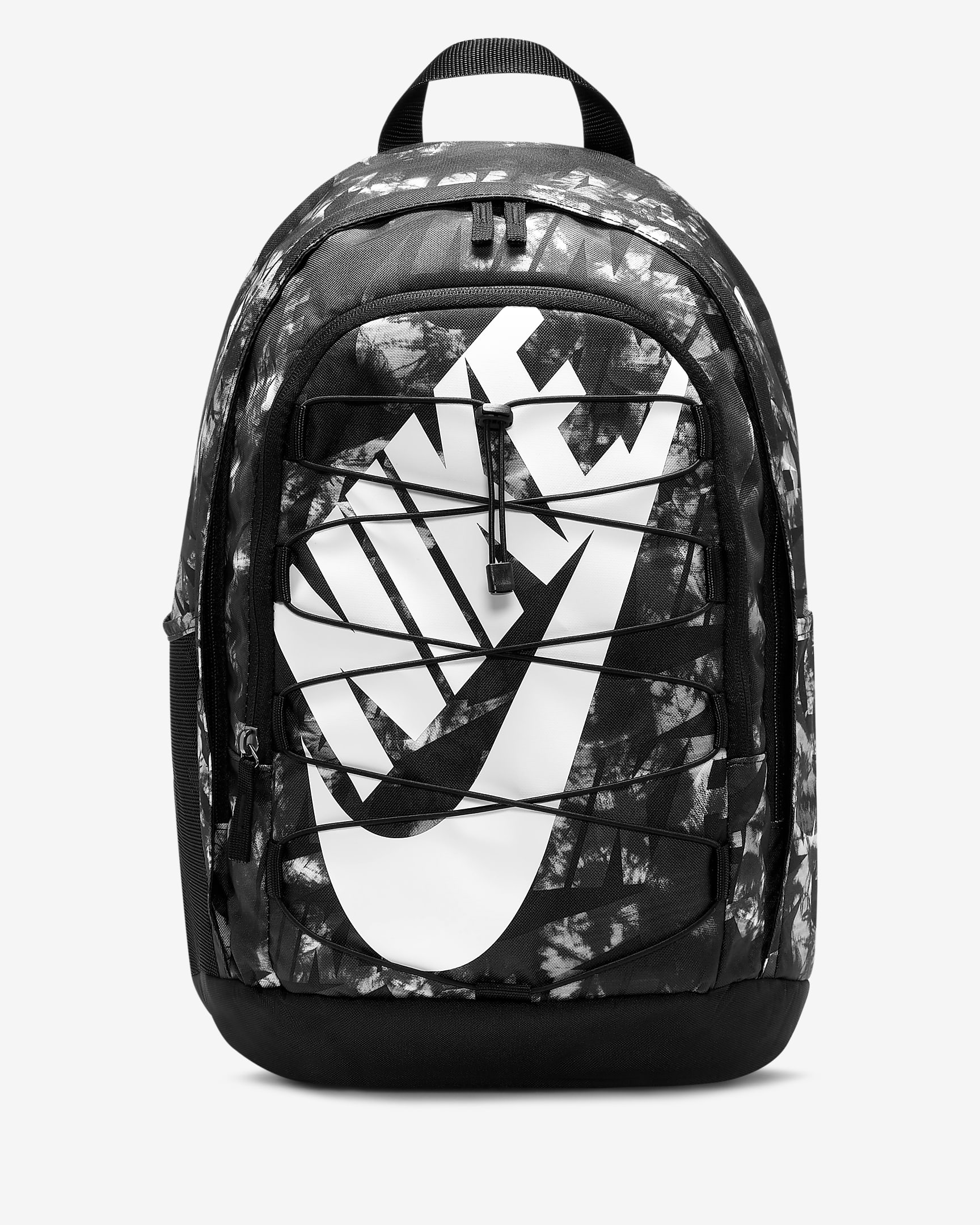 Nike Hayward 双肩包 - 黑/黑/白色