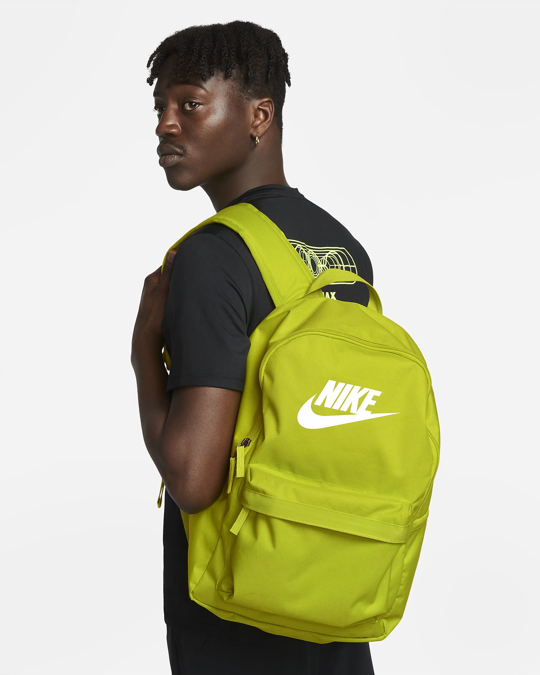Nike Heritage 双肩包 - 仙人掌绿/仙人掌绿/白色
