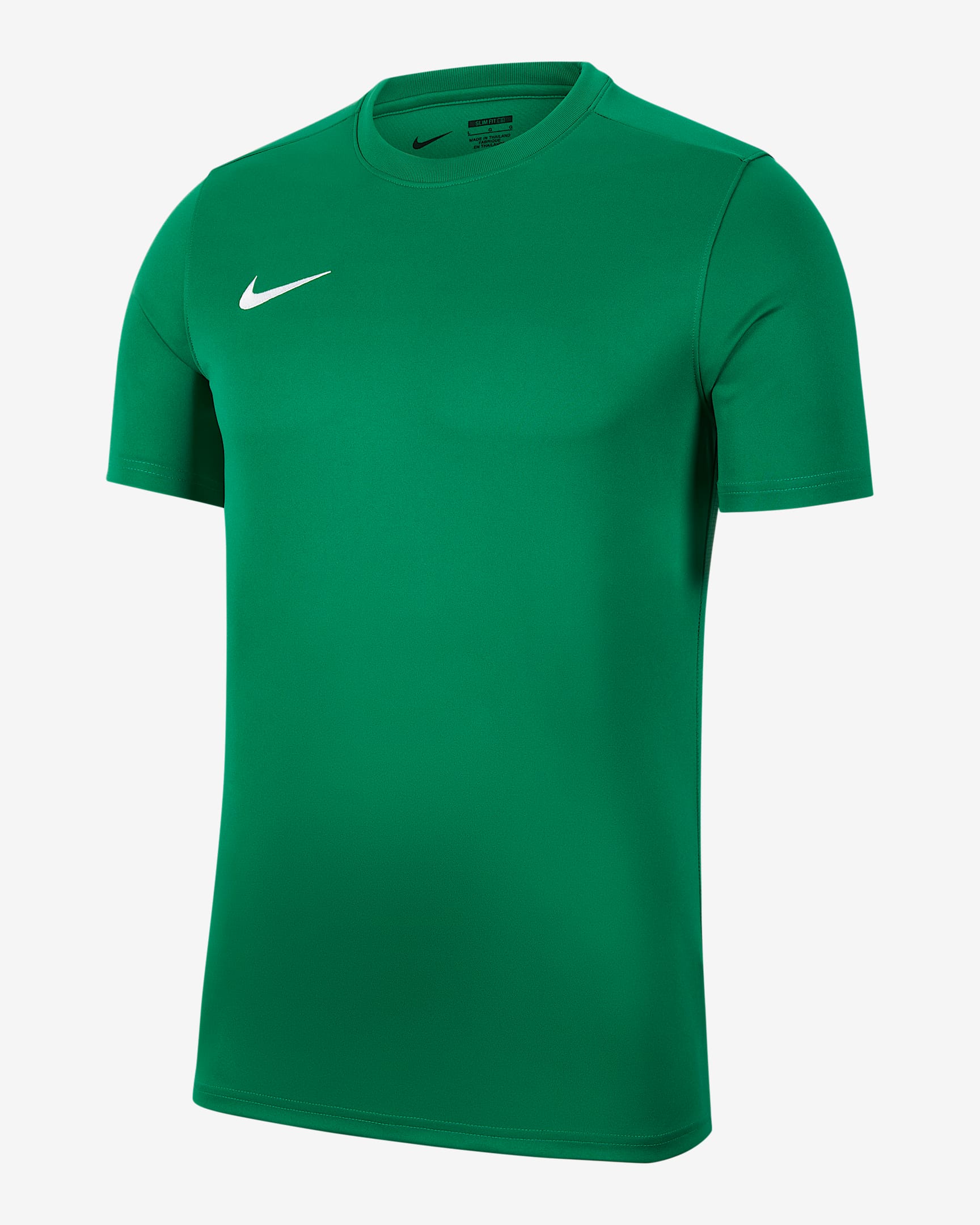 Nike Dri-FIT Park VII 男子速干短袖上衣 - 松绿/白色