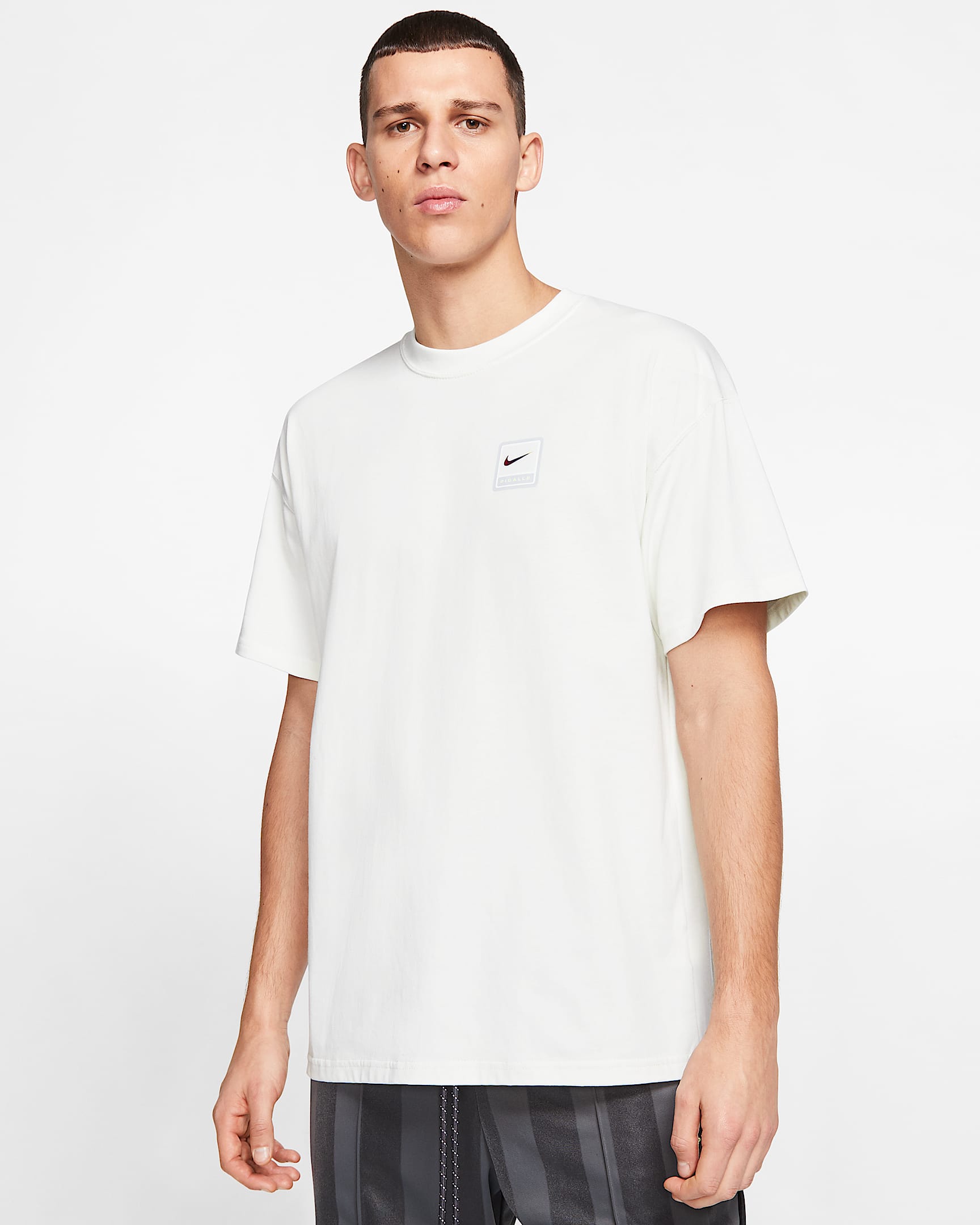 Nike x Pigalle 男子T恤 - 山峰白/微黄绿