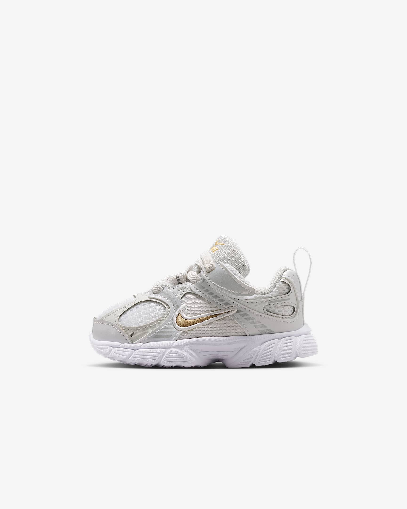 Nike V5 RNR 婴童运动鞋 - 白色/金属银/尘光子色/金属色