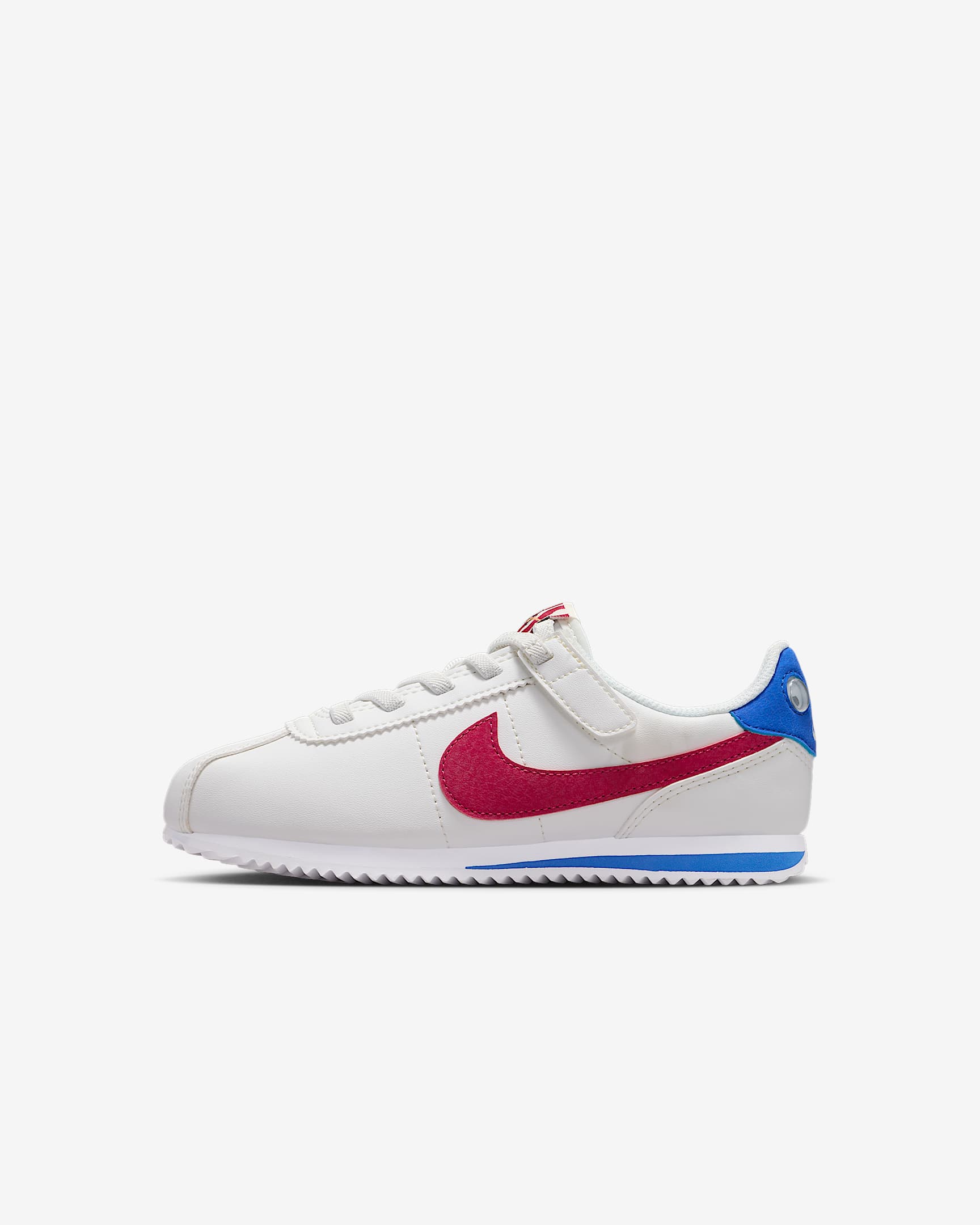 Nike Cortez SE EasyOn 幼童运动鞋 - 山峰白/皇家蓝/白色/贵族红