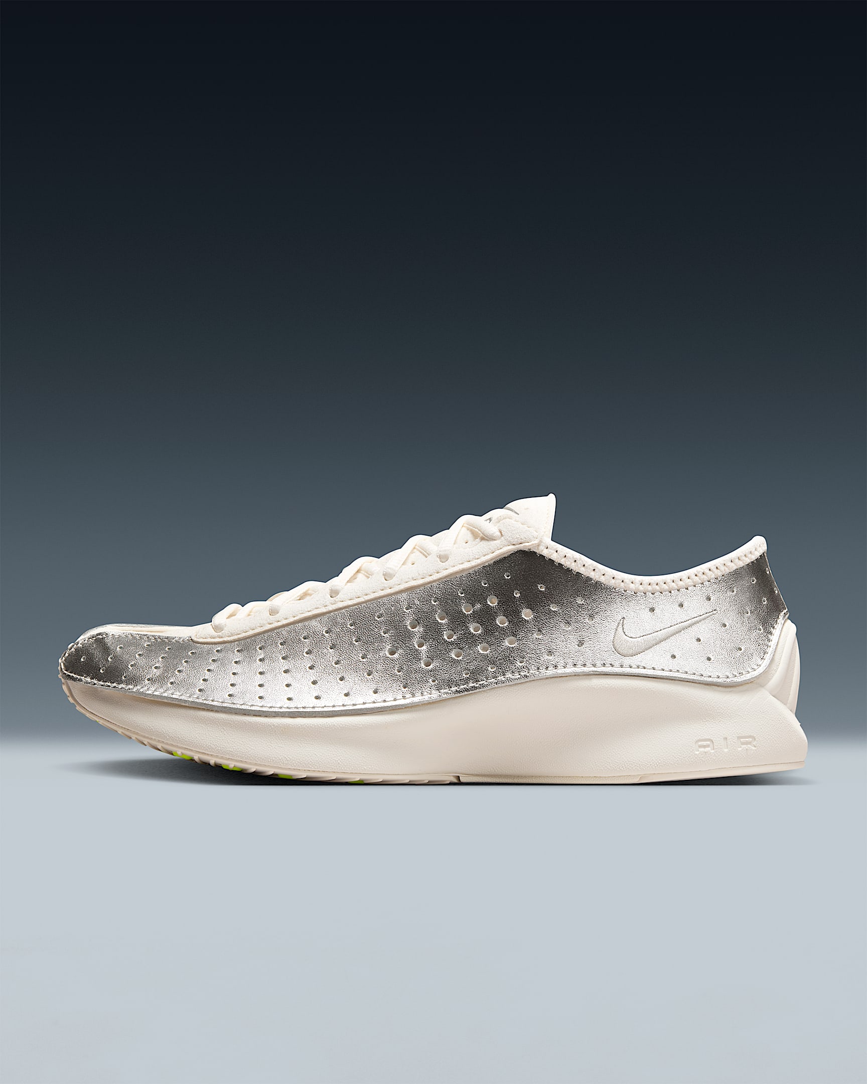 Nike Air Superfly 女子运动鞋 - 淡象牙白/金属银/荧光黄/淡象牙白