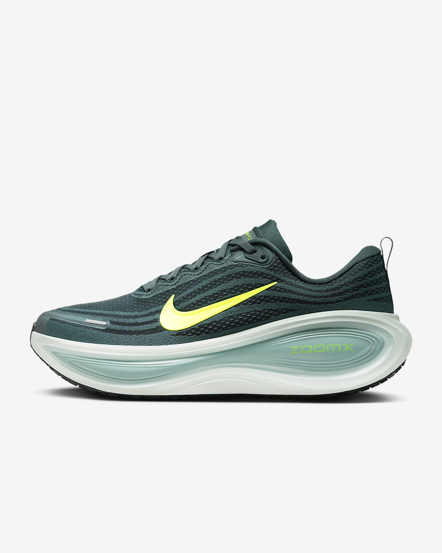 Nike Vomero Plus 耐克超级迈柔男子公路跑步鞋 - 海藻绿/大炮灰/雾绿/荧光黄