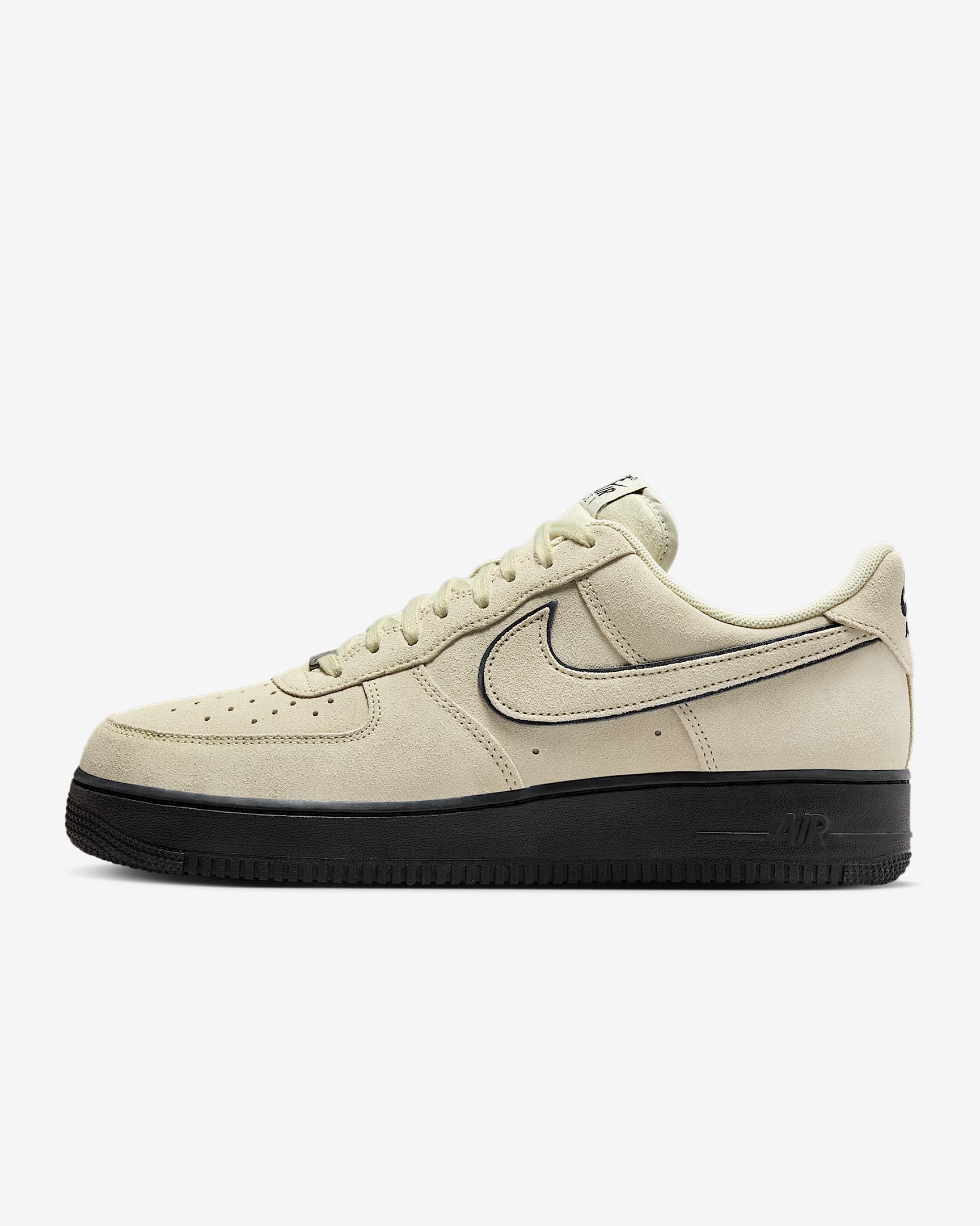 Nike Air Force 1 '07 LV8 男子空军一号运动鞋 - 浅卡其/黑/浅卡其