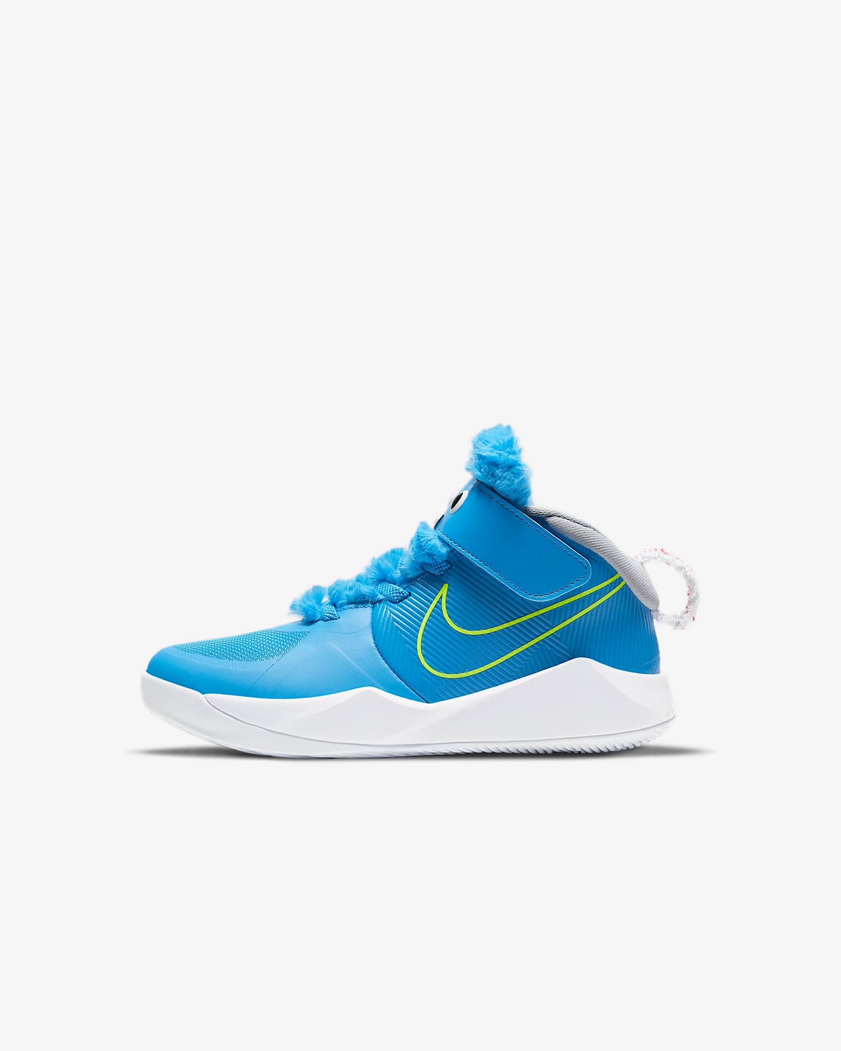 Nike Team Hustle D 9 Lil (PS) 幼童运动童鞋 - 浅清透蓝/狼灰/黑/浅清透蓝