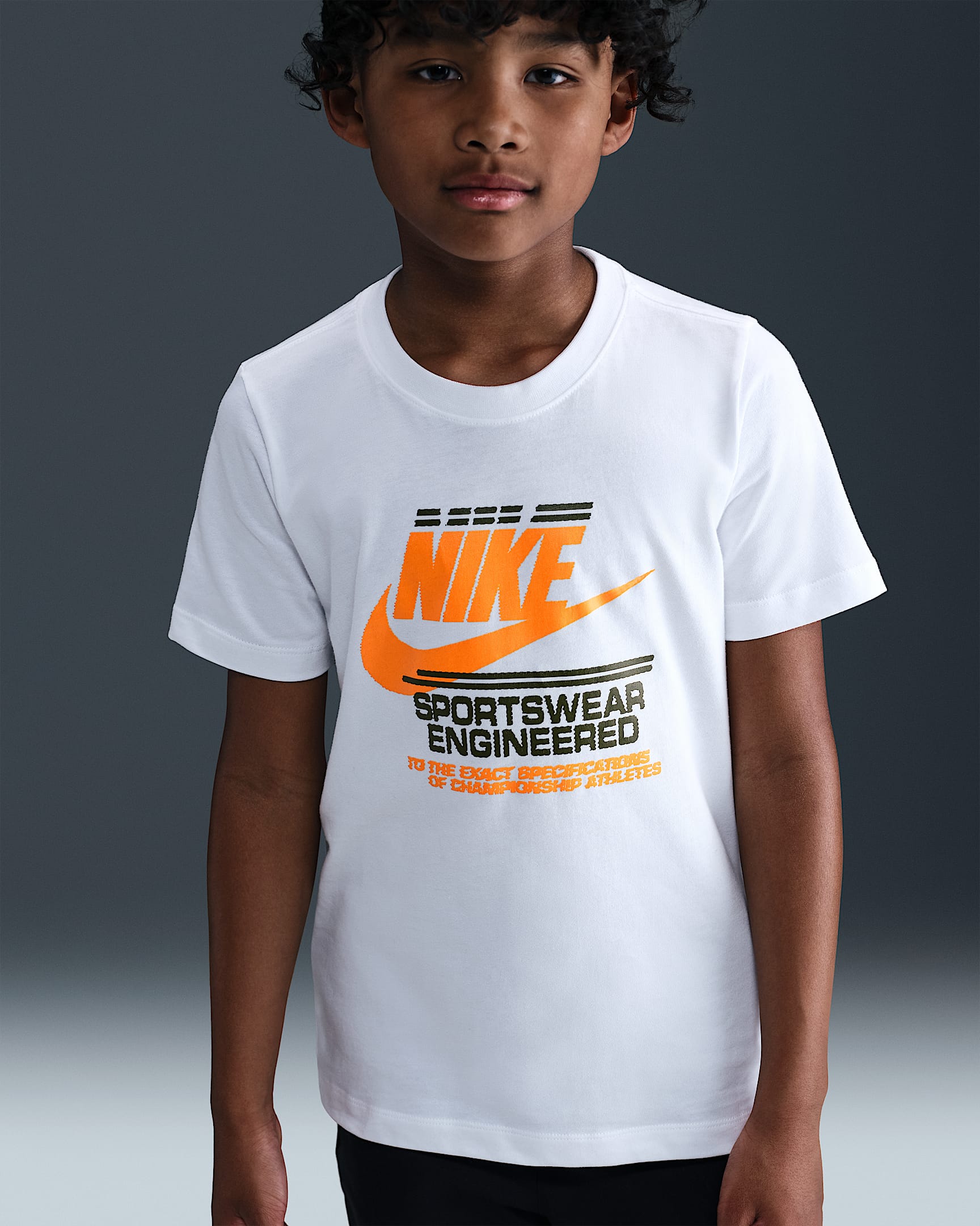 Nike Sportswear 大童T恤 - 白色