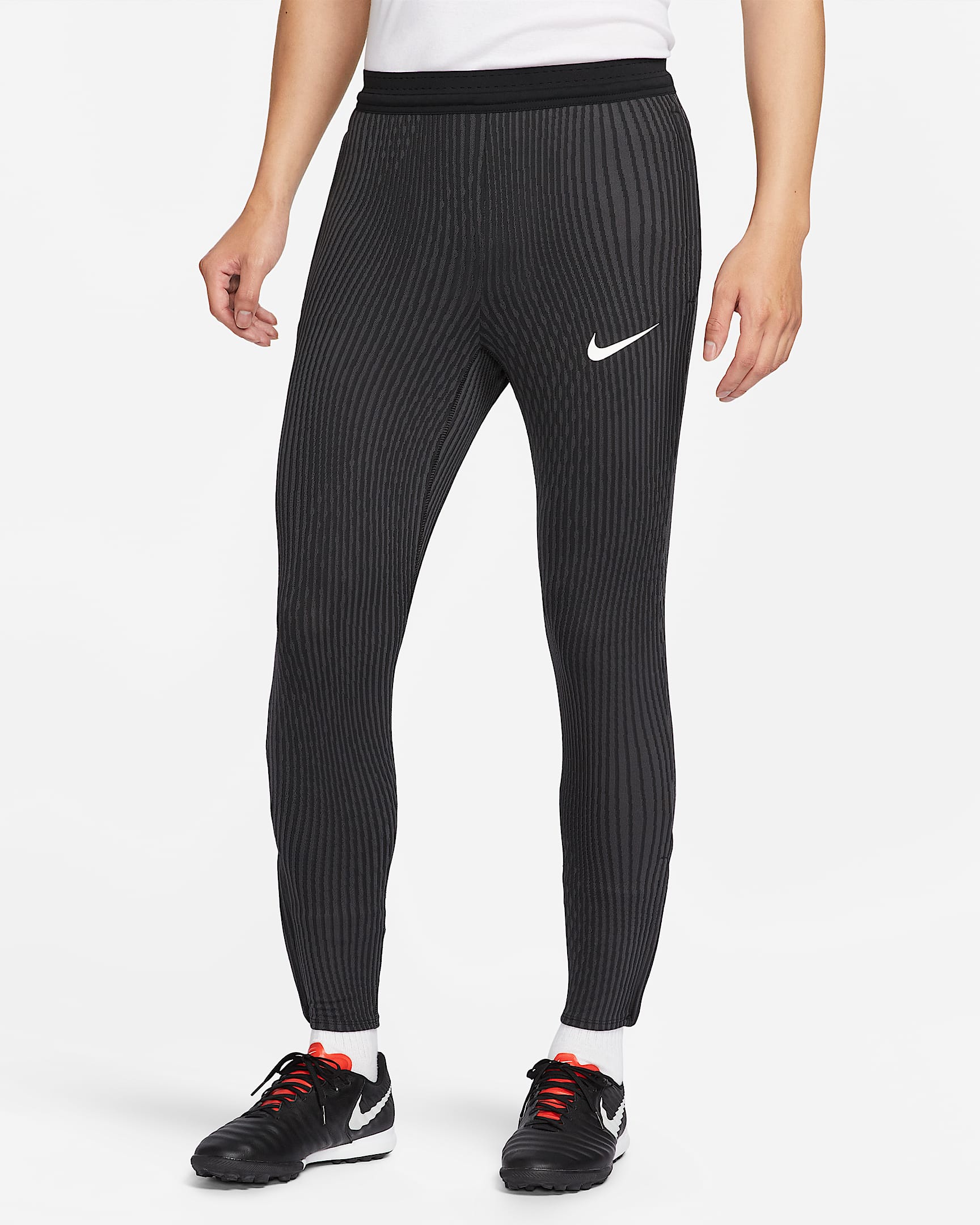 Nike Strike Elite Dri-FIT ADV 男子速干足球长裤 - 黑/煤黑/白色