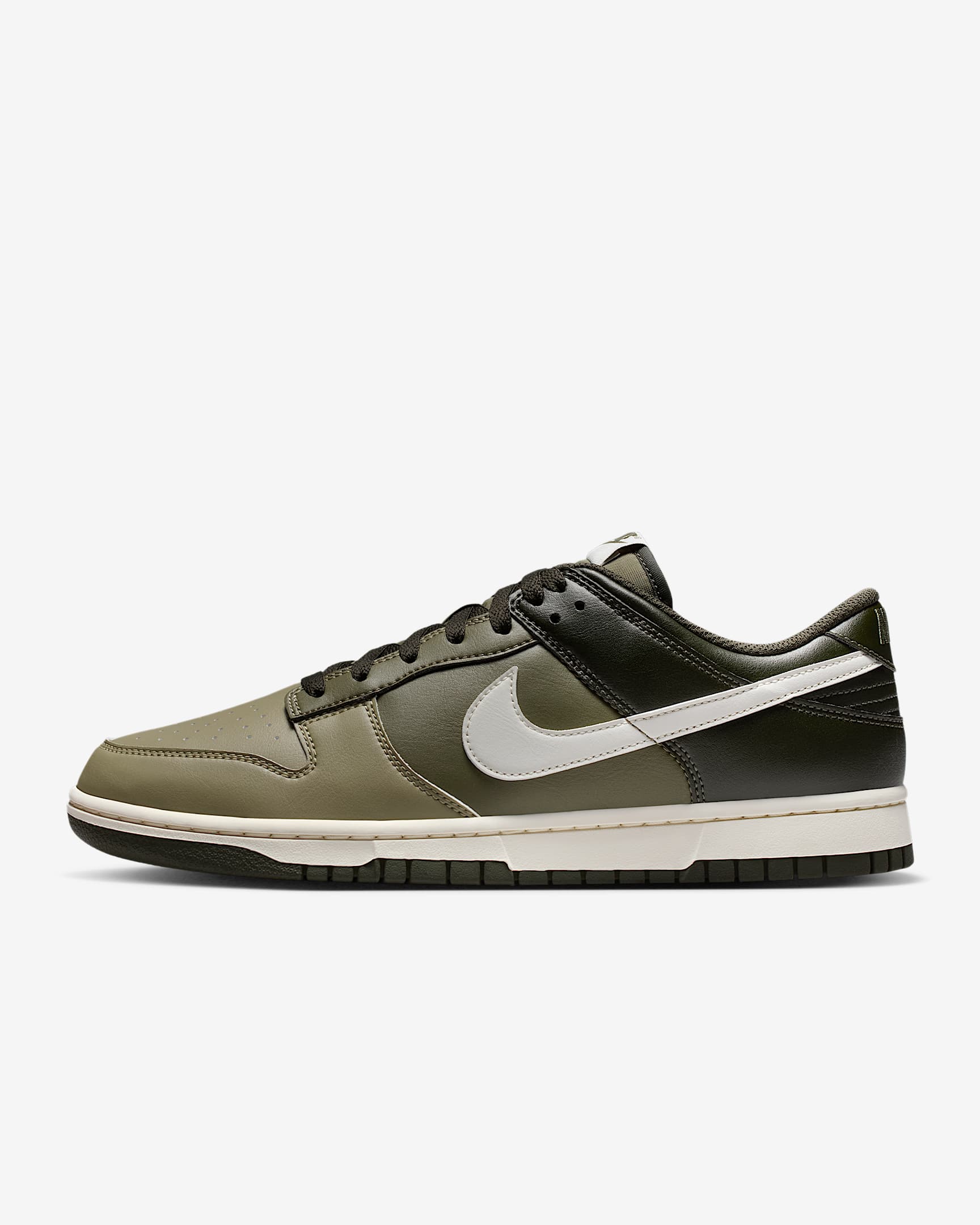 Nike Dunk Low Retro 男子运动鞋板鞋 - 中橄榄绿/中橄榄绿/红杉绿/帆白