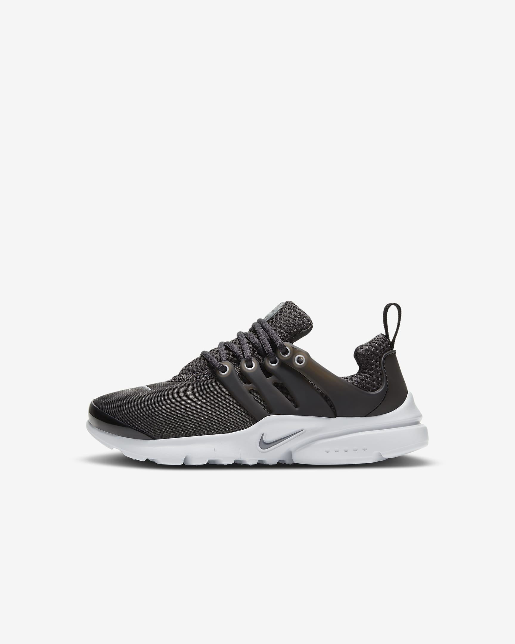 Nike Presto (PS) 幼童透气轻盈运动童鞋 - 煤黑/黑/冷灰/黑