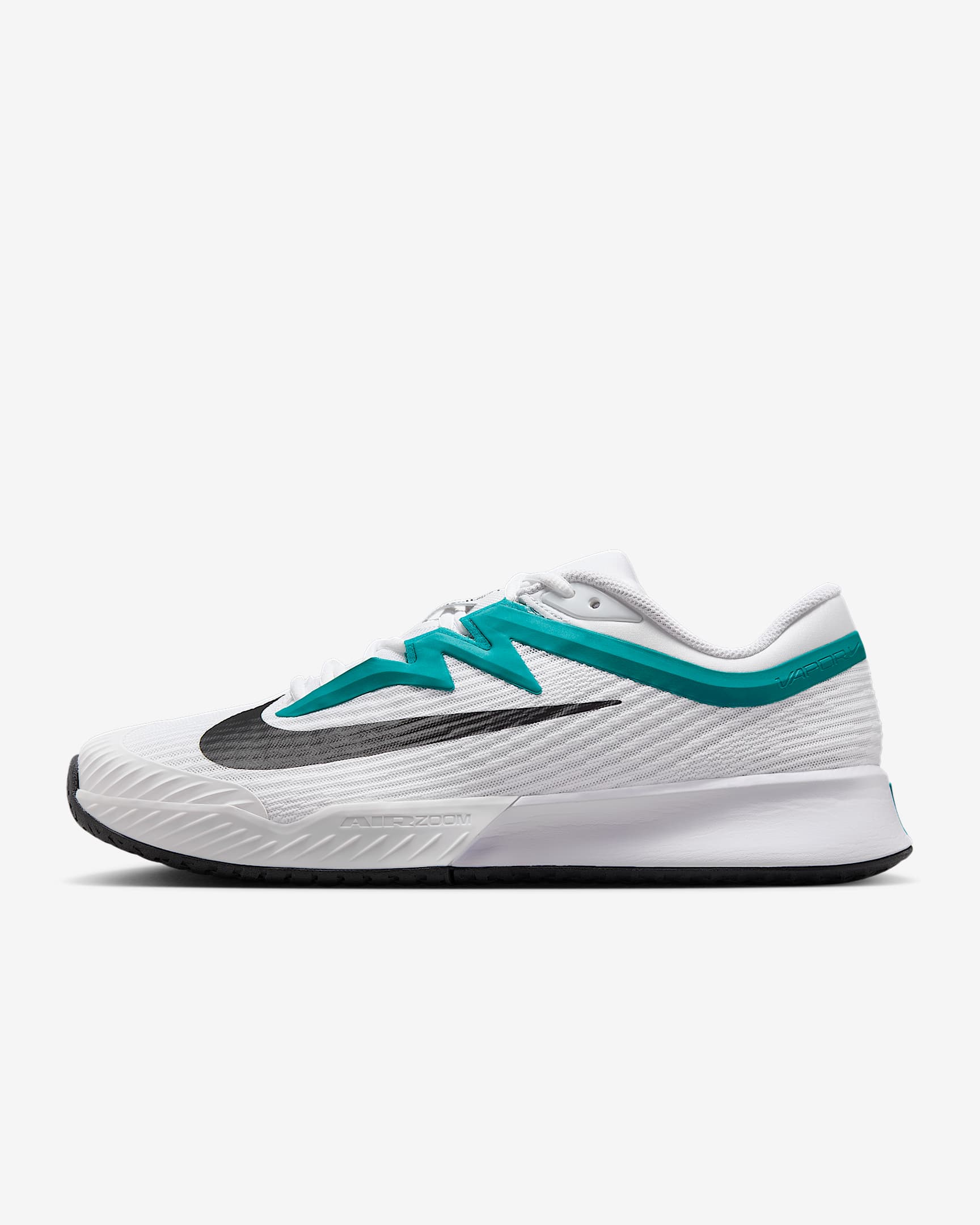 Nike Vapor Pro 3 男子硬地球场网球鞋 - 白色/炫翠绿/黑