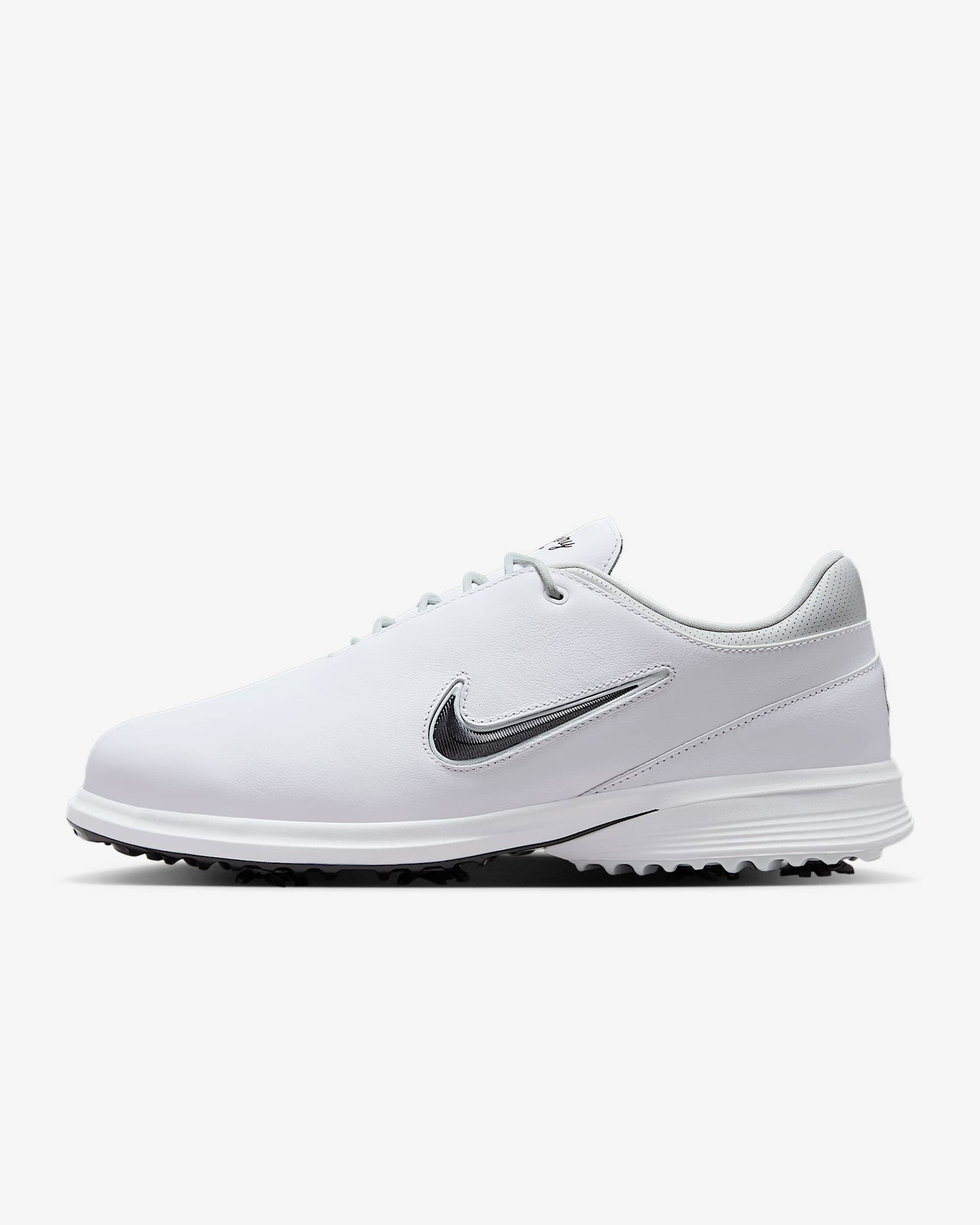 Nike Victory Tour 4 男/女高尔夫球鞋（宽版） - 白色/尘光子色/黑