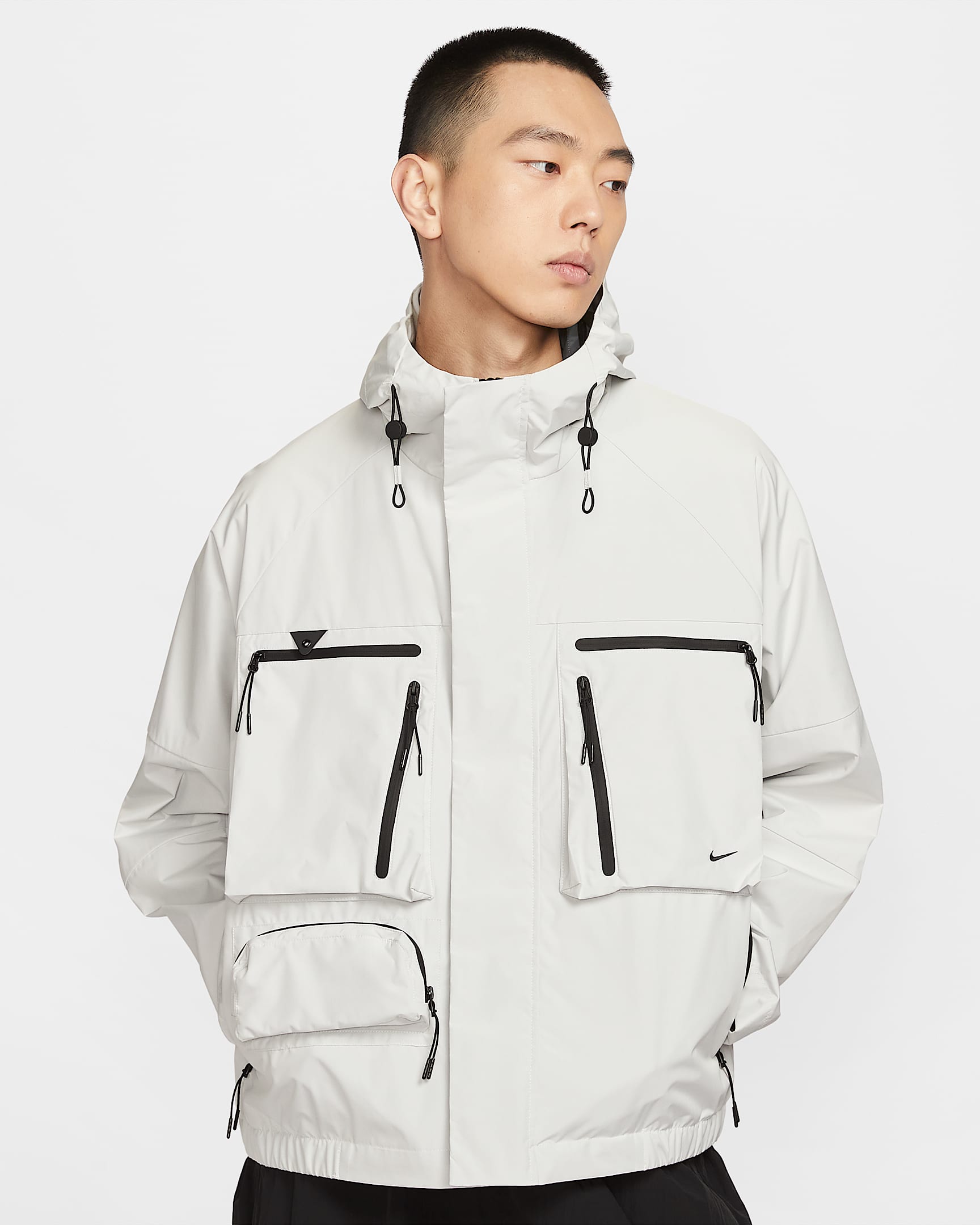 Nike Sportswear Tech 男子防风拒水轻便型夹克 - 山峰白
