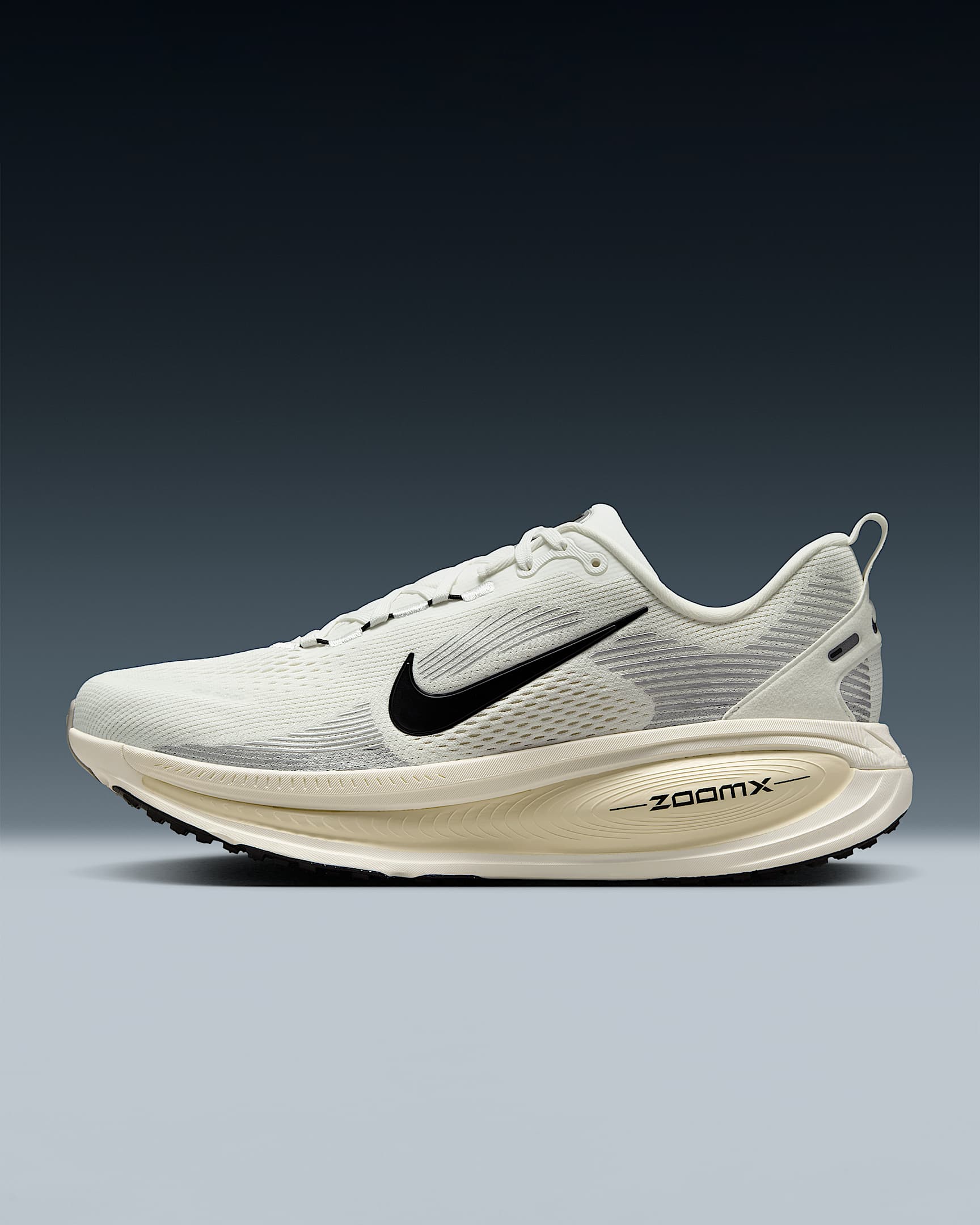 Nike Vomero 18 耐克迈柔男子公路跑步鞋 - 山峰白/椰奶色/椰奶色/黑