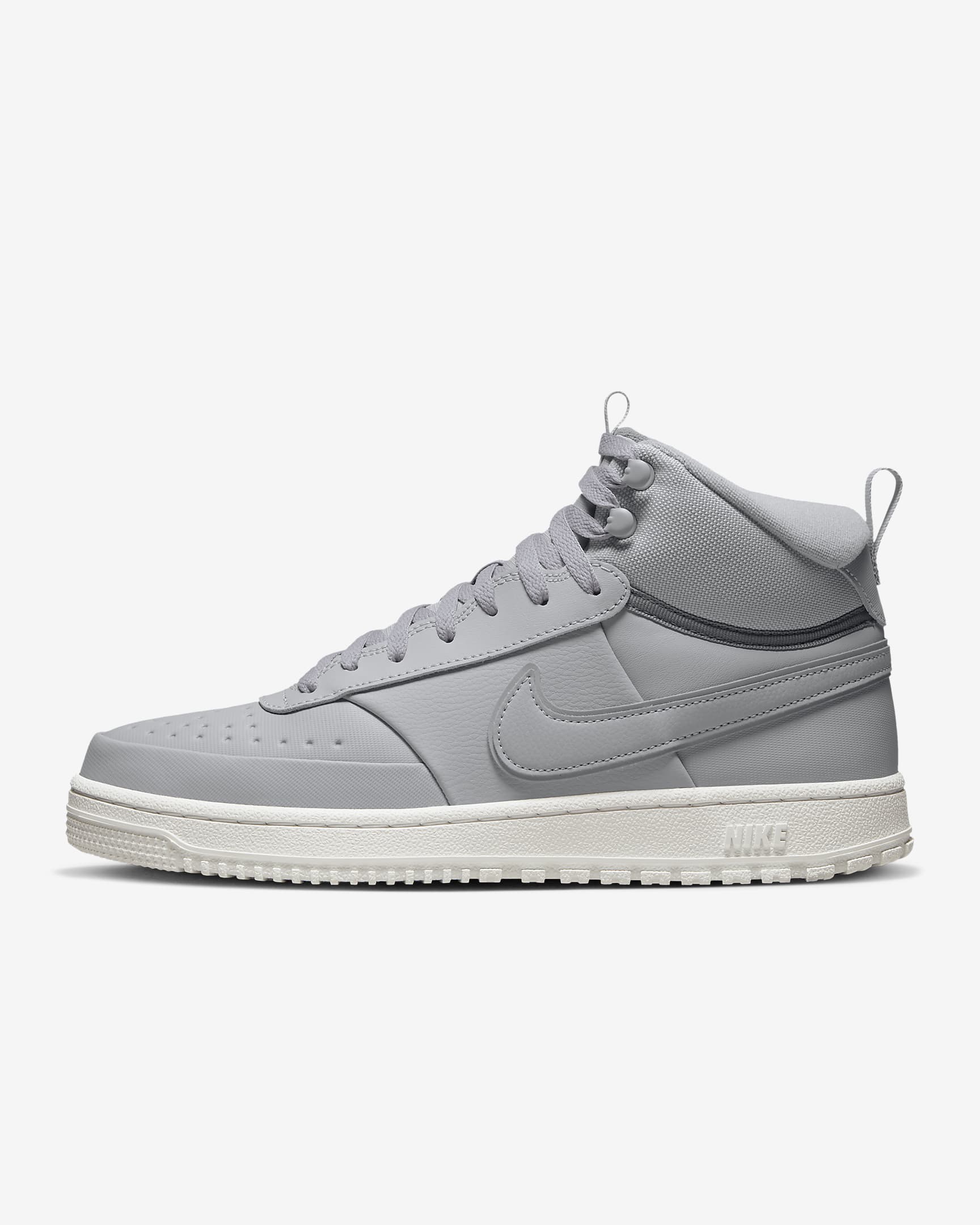Nike Court Vision Mid WNTR 男子运动鞋冬季款板鞋 - 狼灰/山峰白/冷灰/狼灰
