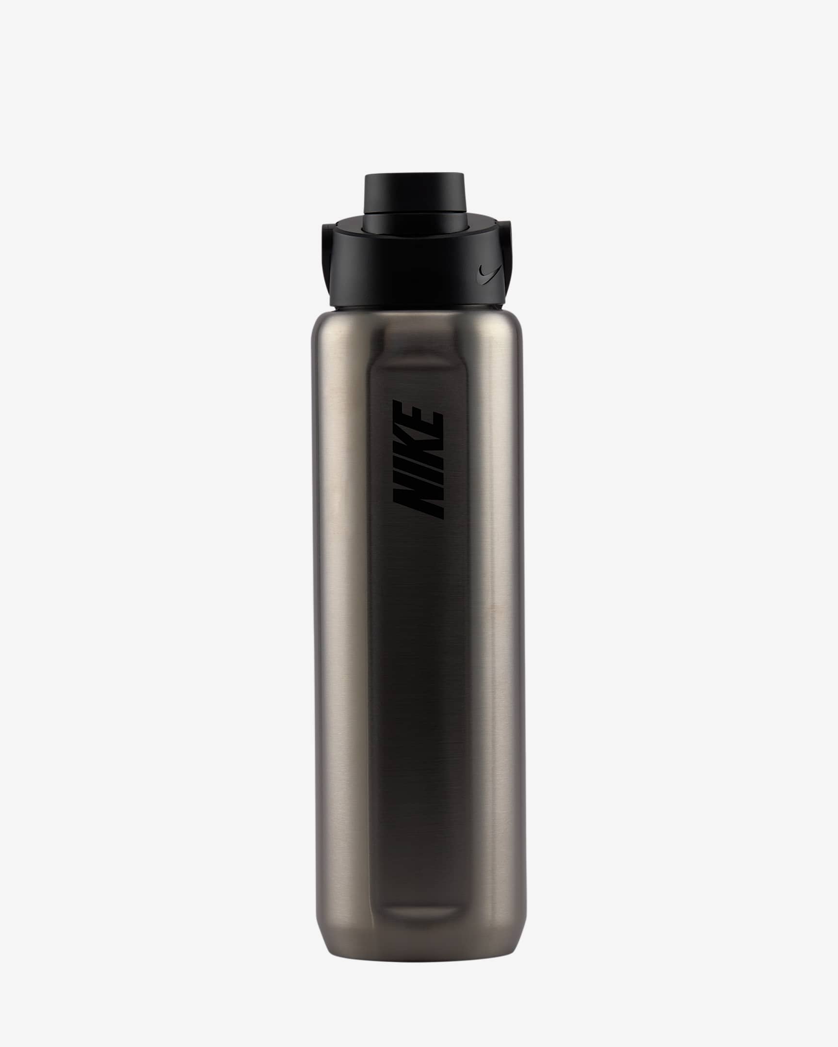 Nike Recharge 709ml 不锈钢直饮水壶 - 钢紫/黑/黑