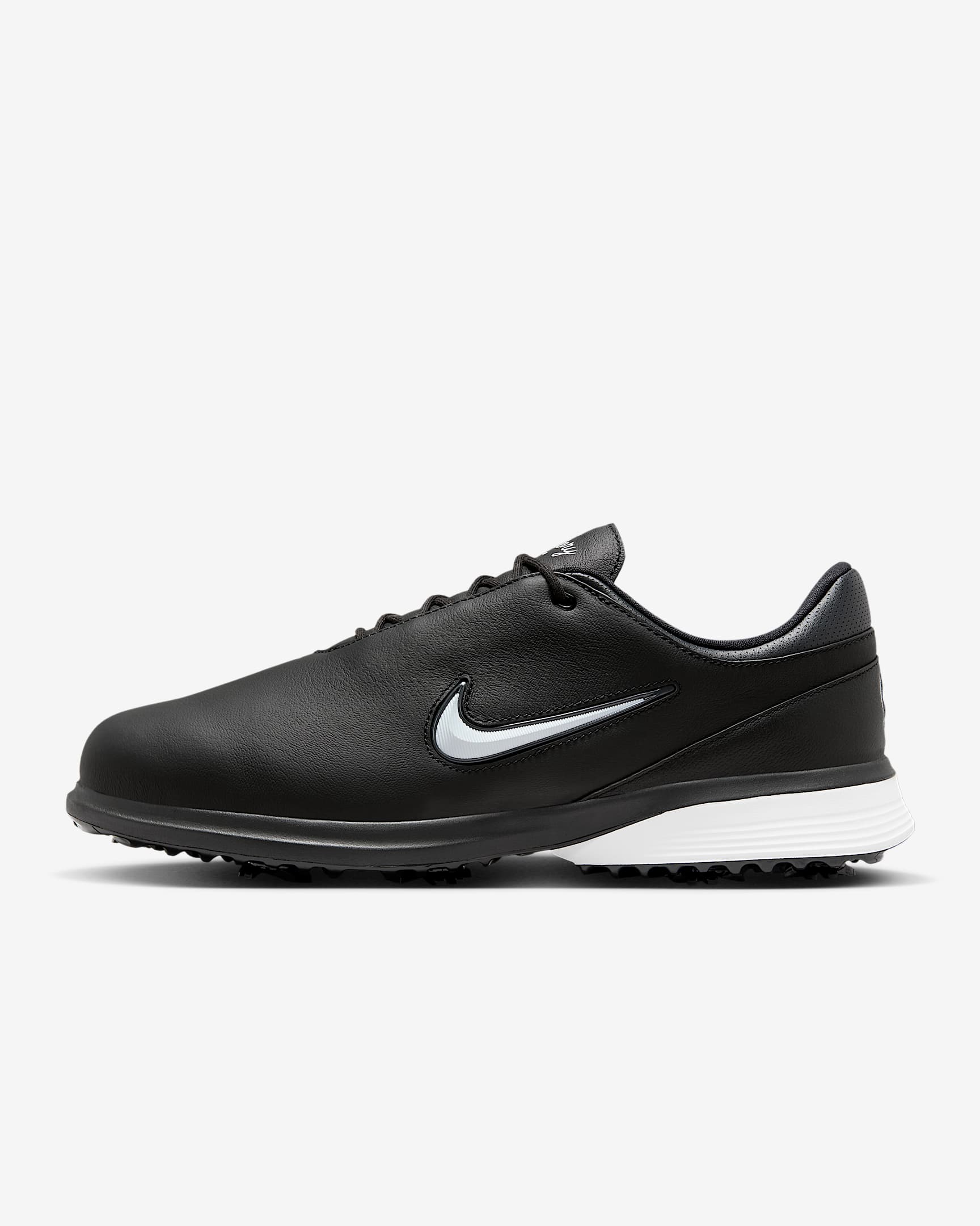 Nike Victory Tour 4 男/女高尔夫球鞋(宽版) - 黑/暗烟灰/白色