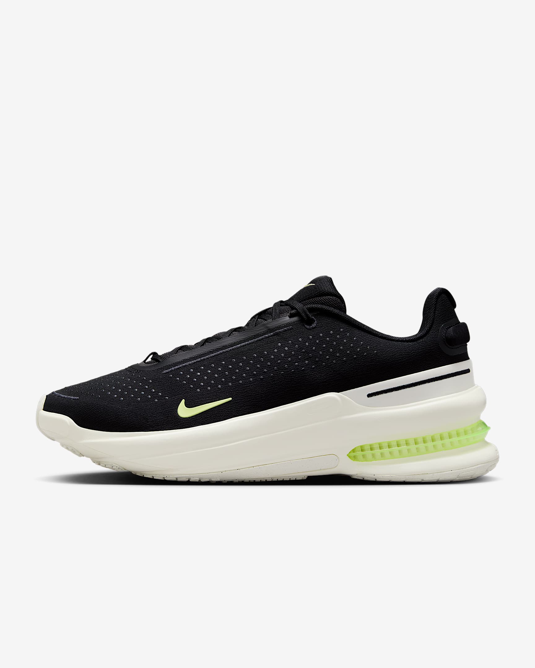 Nike Air Zoom Upturn SC 男子气垫运动鞋 - 黑/帆白/活力绿黄