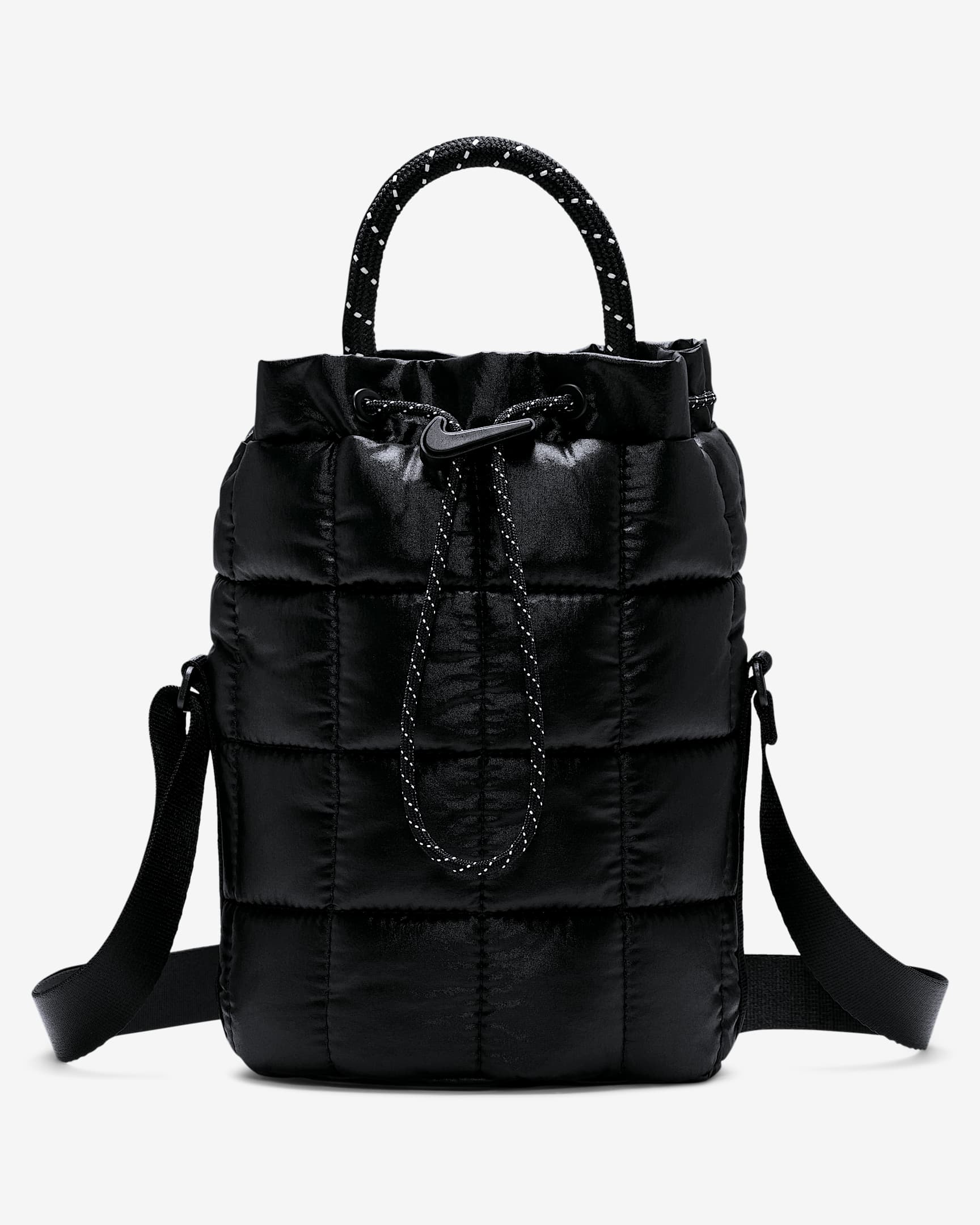 Nike Sportswear Puffle 小号托特包 - 黑/铁灰/黑