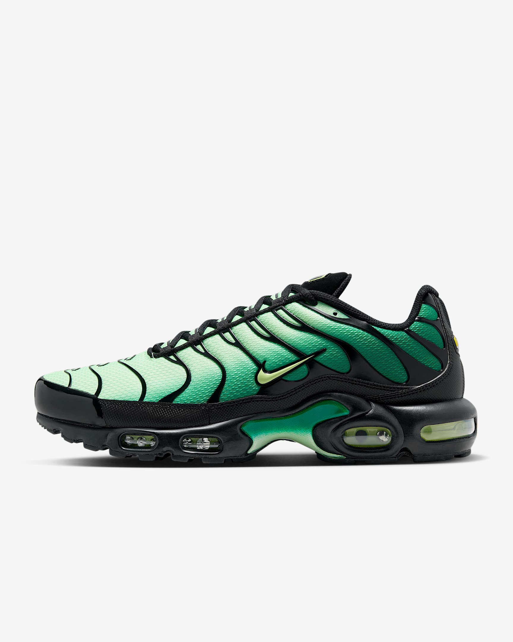 Nike Air Max Plus 男子运动鞋 - 蒸气绿/孔雀绿/黑/浅柠檬黄