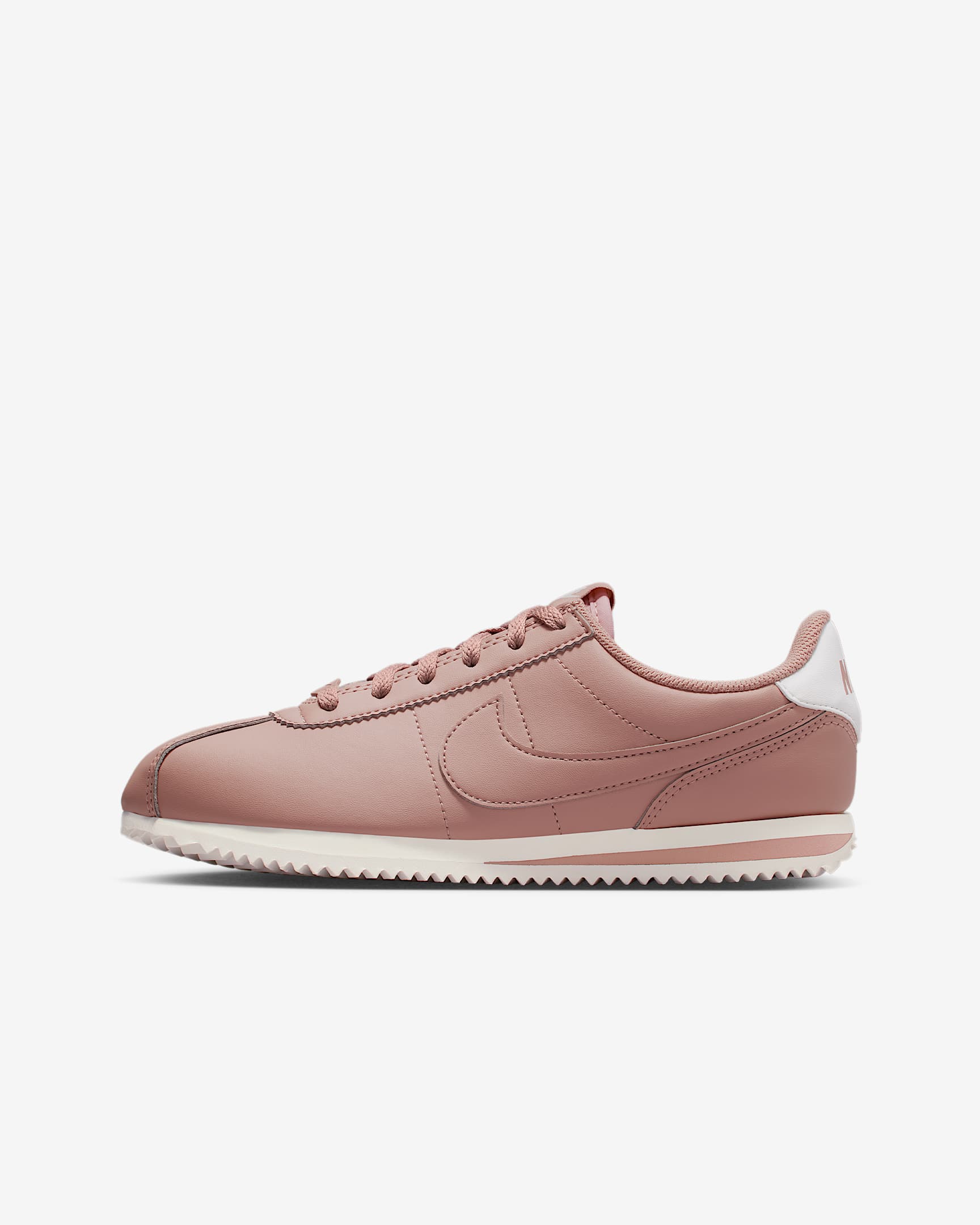 Nike Cortez 大童运动鞋 - 微粒粉/帆白/微粒粉