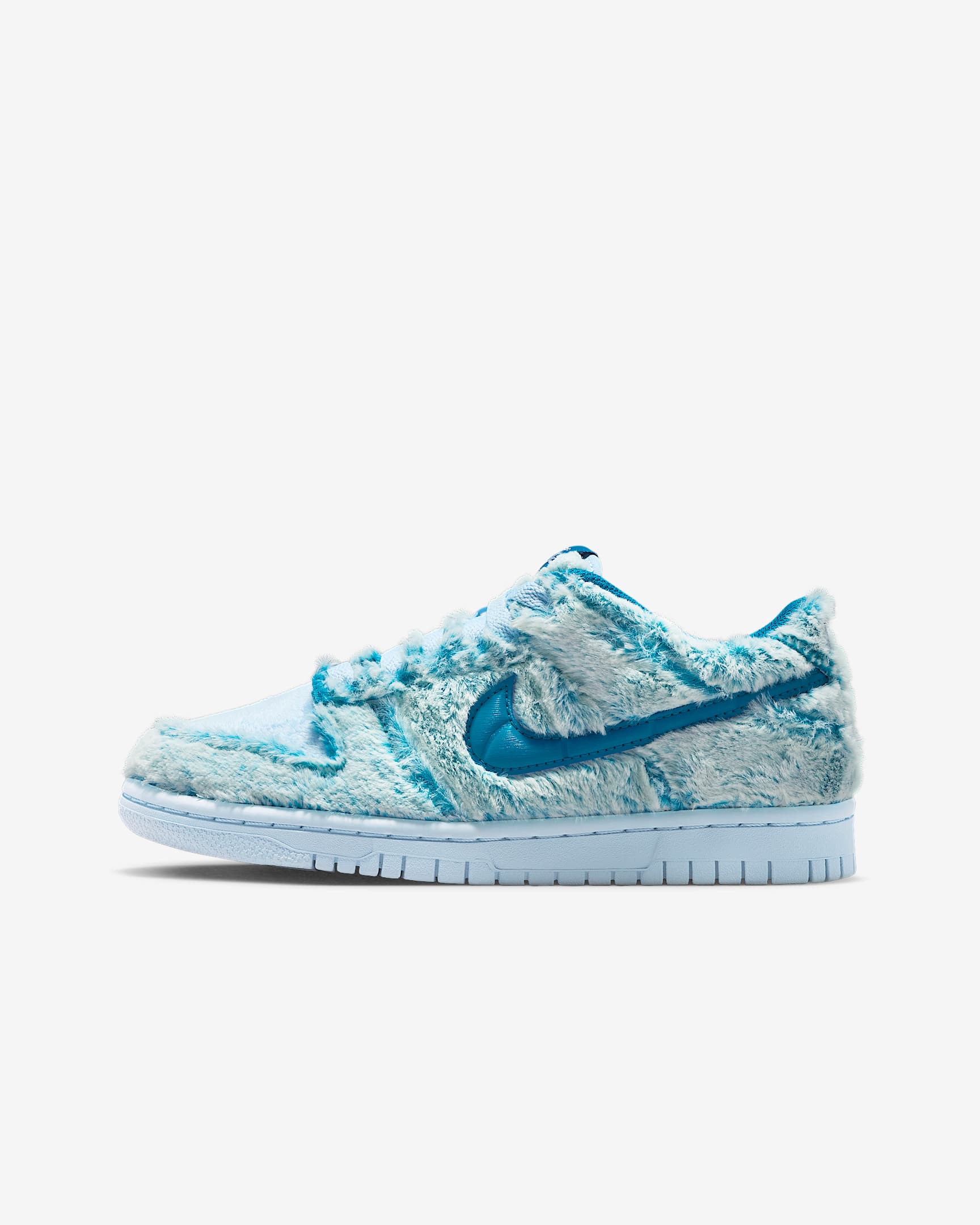 Nike Dunk Low 大童运动鞋 - 深渊绿/白色/天青石蓝