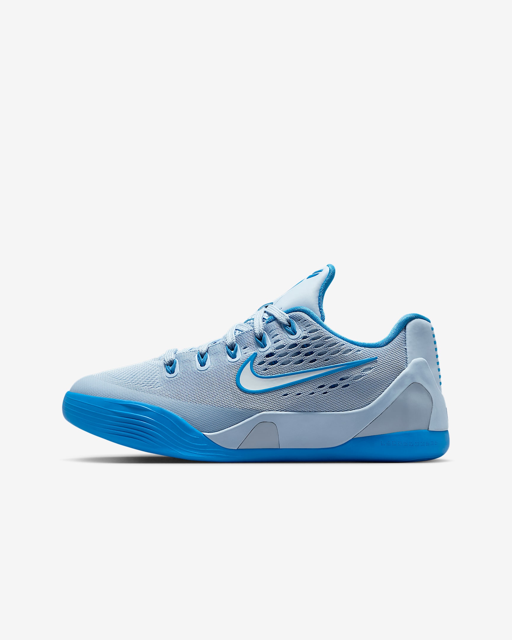 Kobe IX Low EM 科比大童篮球鞋 - 氢蓝/白色/清透蓝