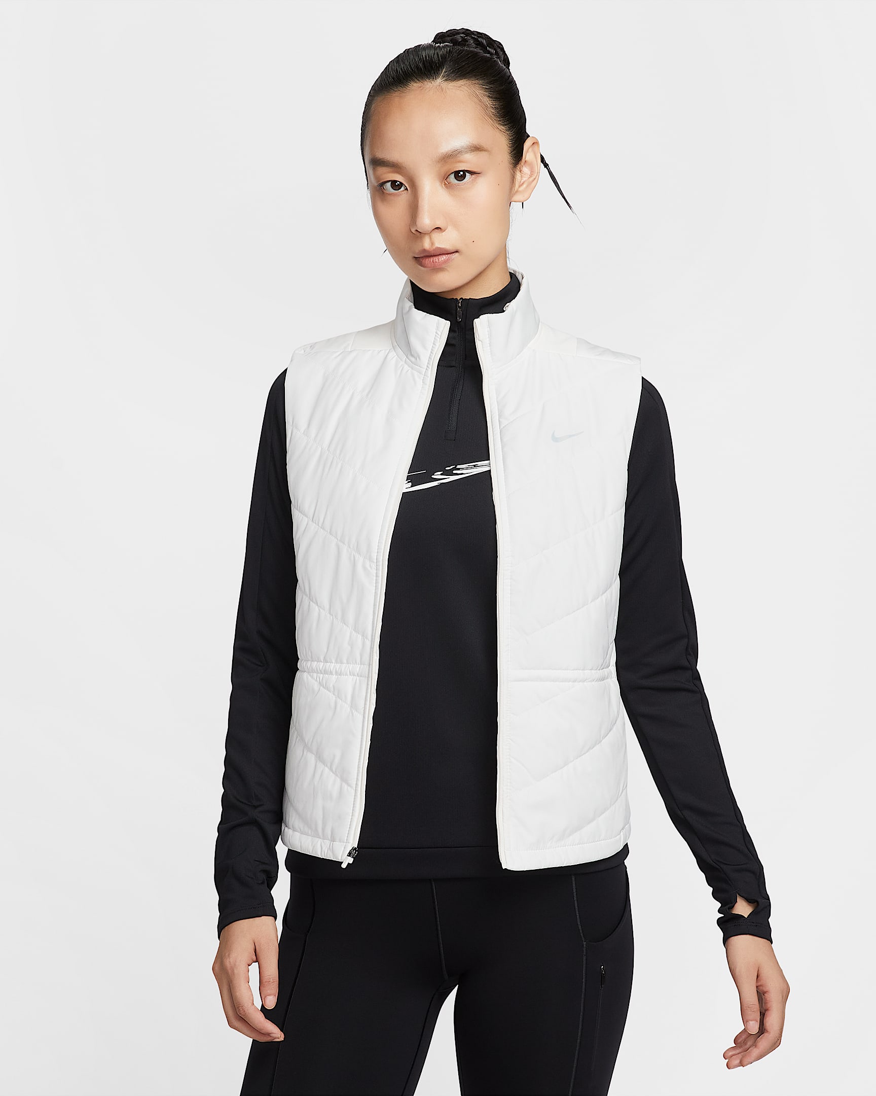 Nike Swift Therma-FIT 女子跑步马甲 - 帆白