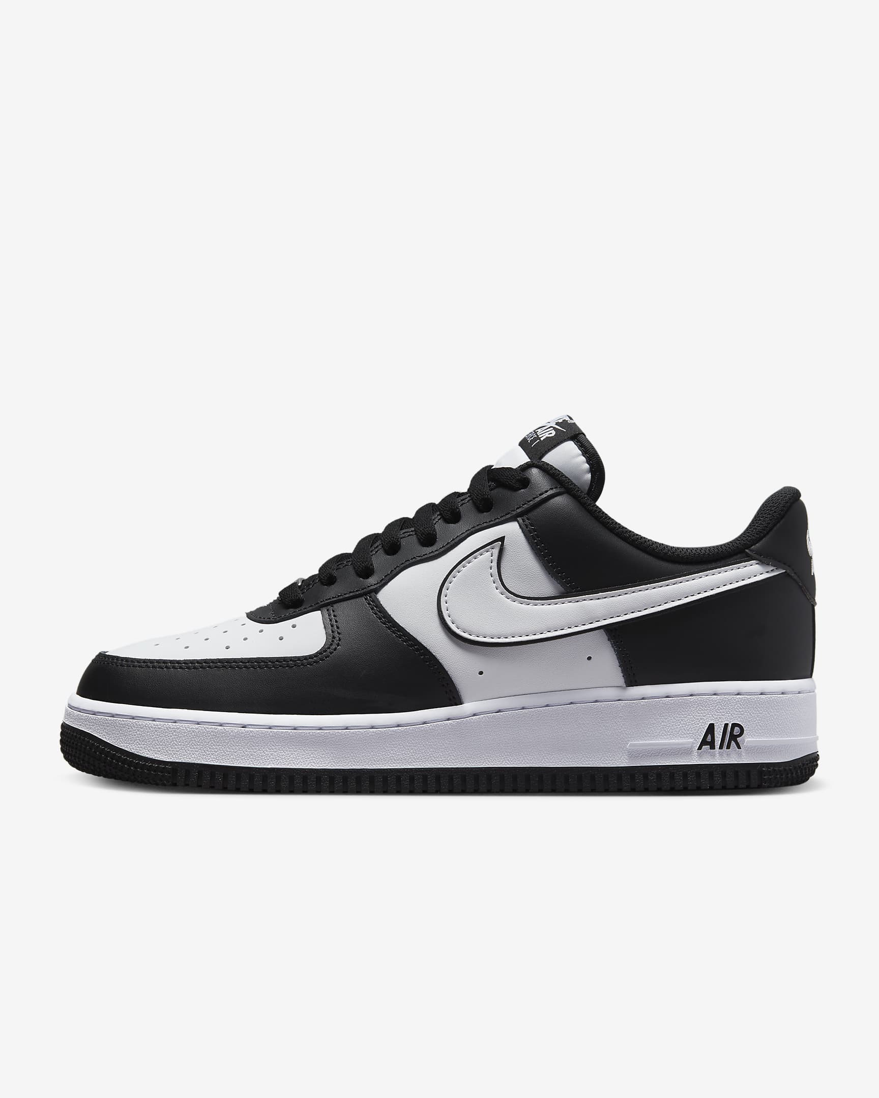 Nike Air Force 1 '07 男子空军一号运动鞋板鞋 - 黑/黑/白色