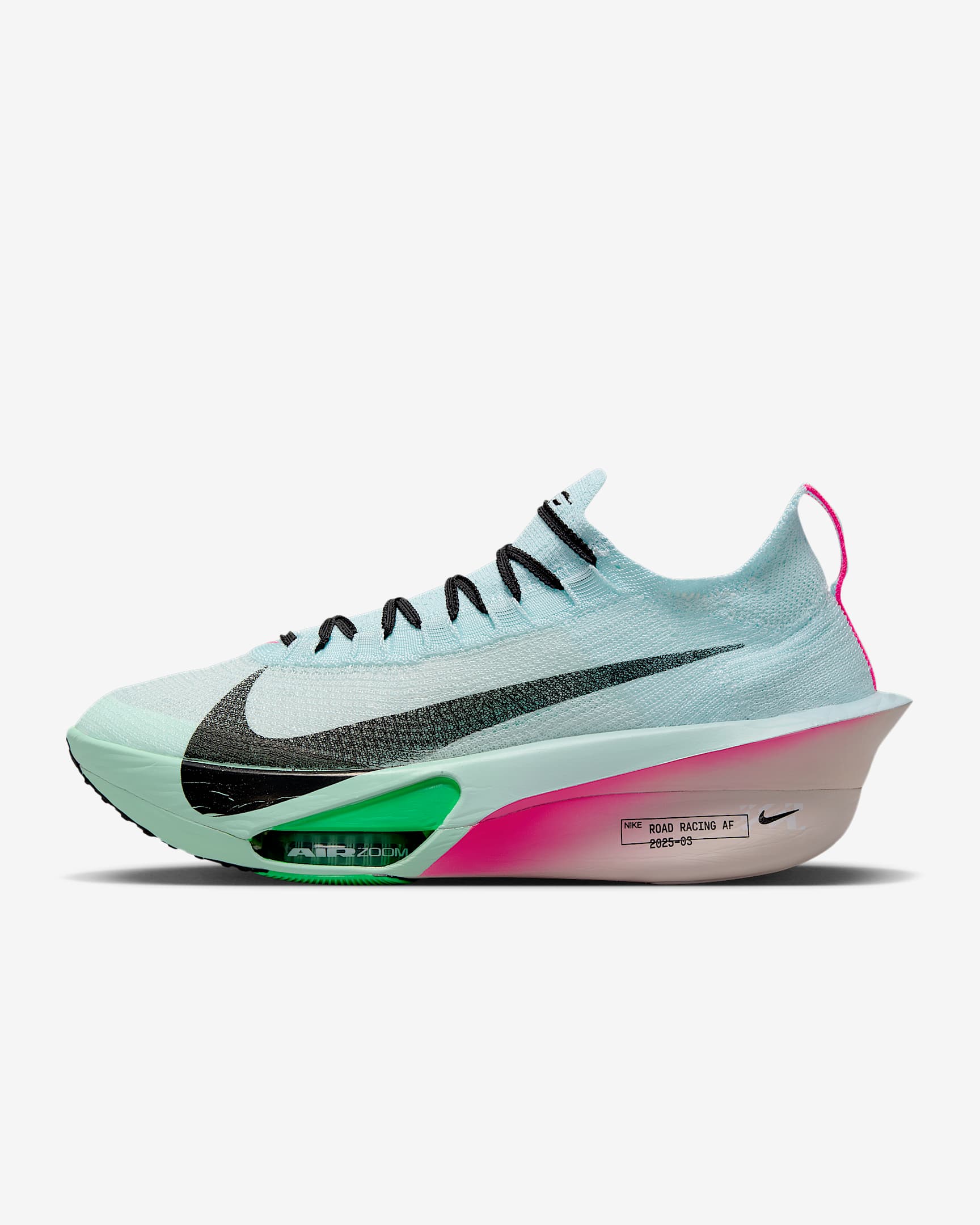 Nike Alphafly 3 男子公路竞速马拉松跑步鞋 - 冰川蓝/泡沫薄荷绿/惊喜绿/黑