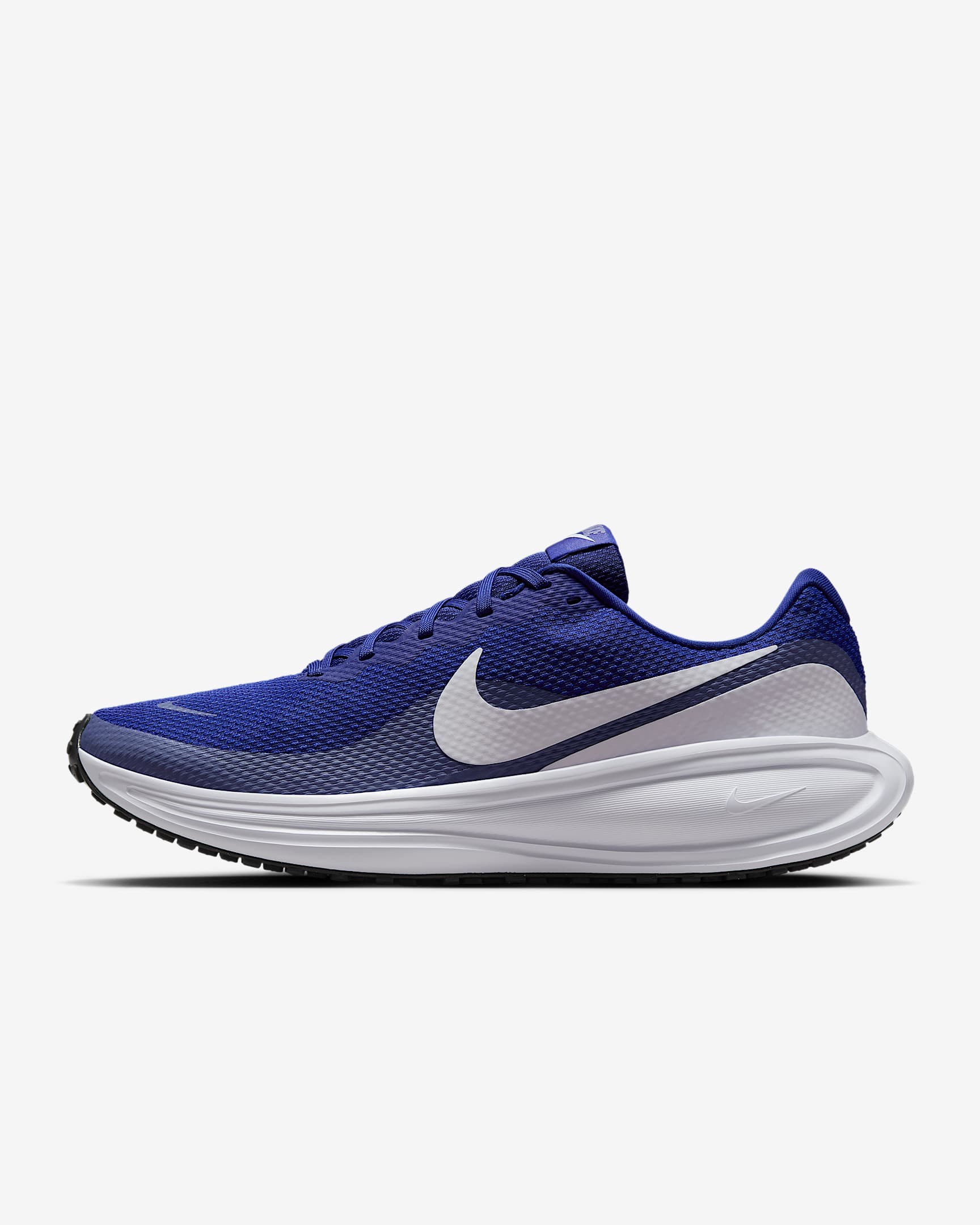 Nike Revolution 8 男子公路跑步鞋 - 深宝蓝/世界靛青/黑/白色