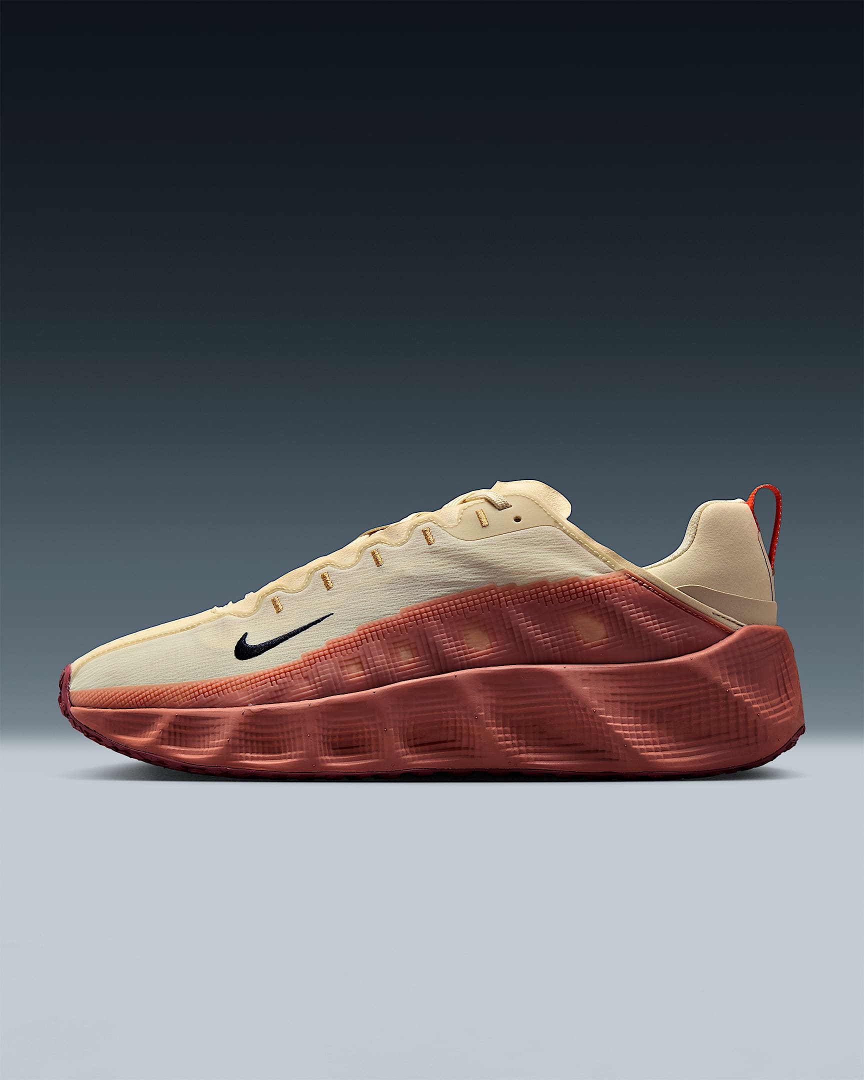 Nike Ava Rover 男子运动鞋 - 化石灰/太空粘土黄/峡谷锈橙/黑