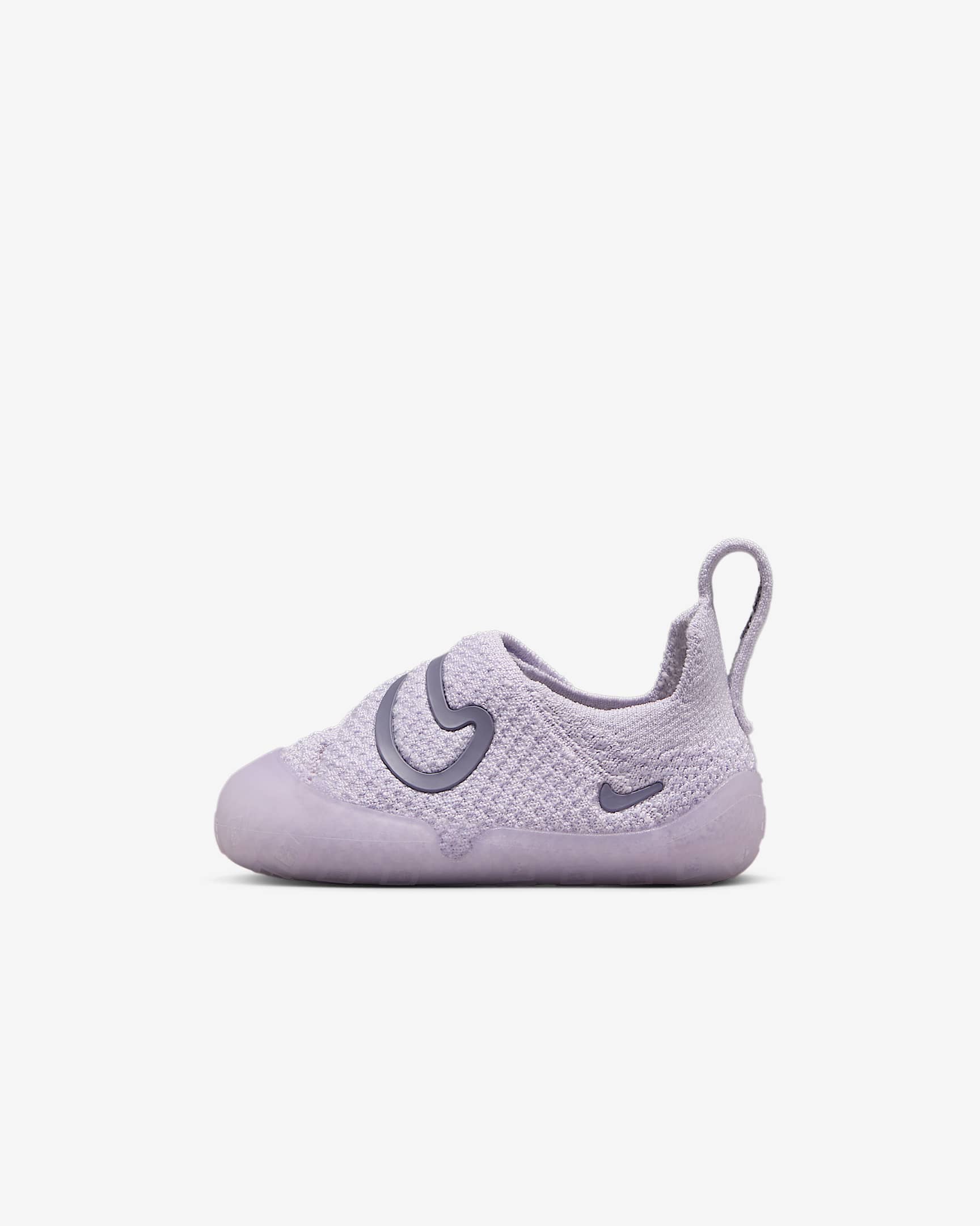 Nike Swoosh 1 婴童易穿脱运动鞋宝宝勾学步鞋 - 微葡萄紫/紫丁香红/粉紫/拂晓深紫