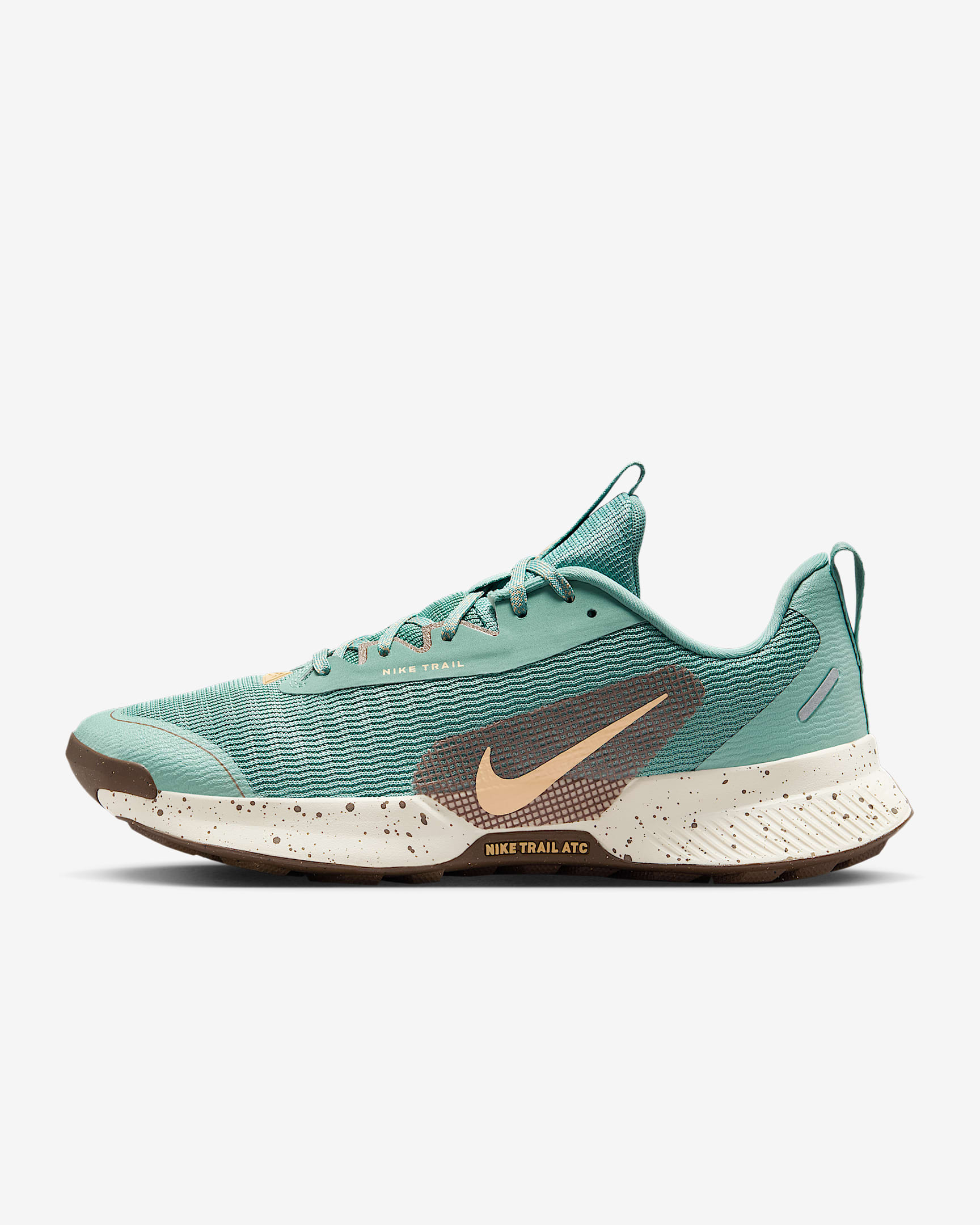 Nike Juniper Trail 3 女子户外越野跑步鞋 - 大炮灰/貂棕/珍珠灰/粉桔