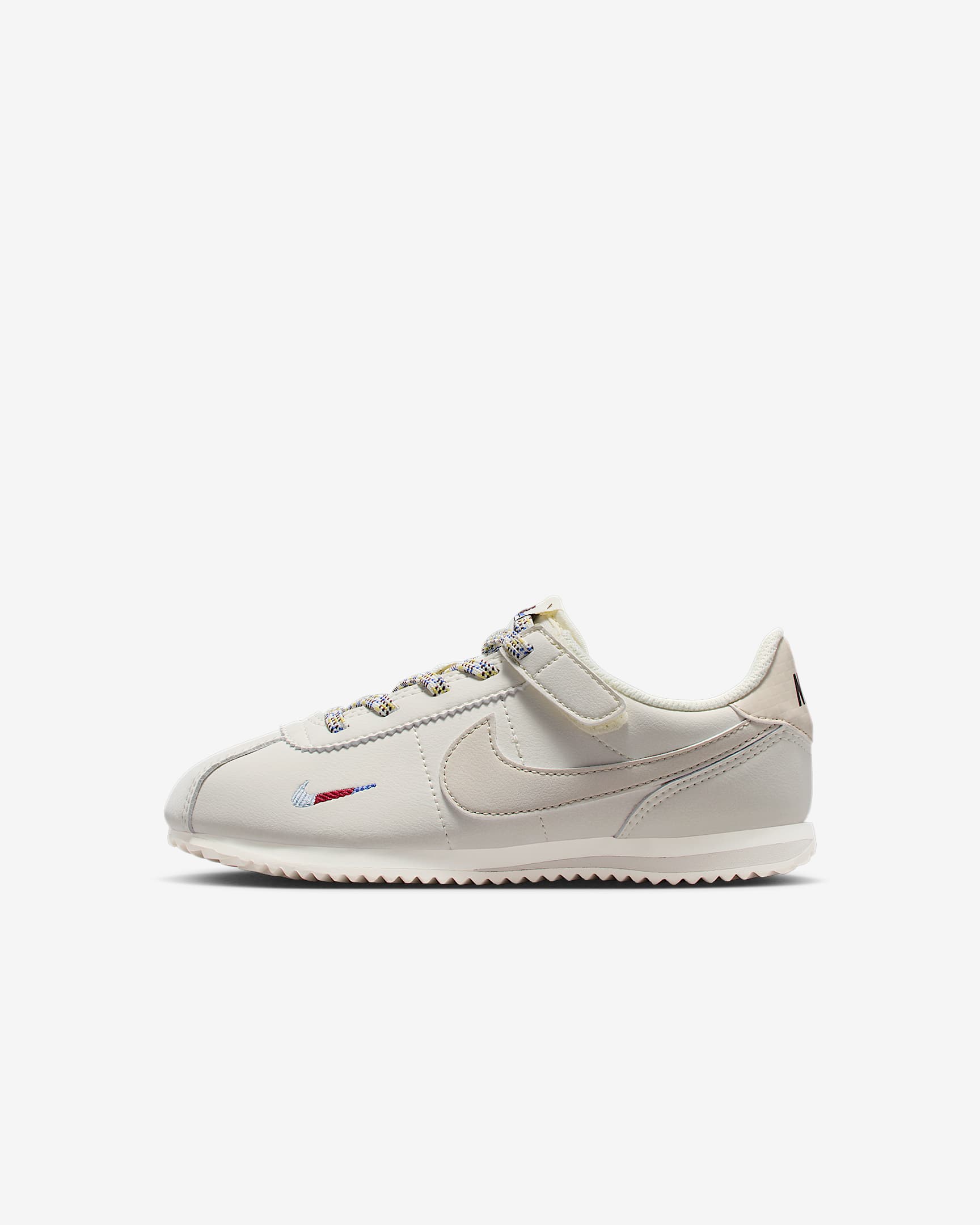 Nike Cortez EasyOn 耐克灵蛇迎新系列幼童运动鞋 - 珍珠灰/彗星蓝/鲜亮勃艮第酒红/浅土褐
