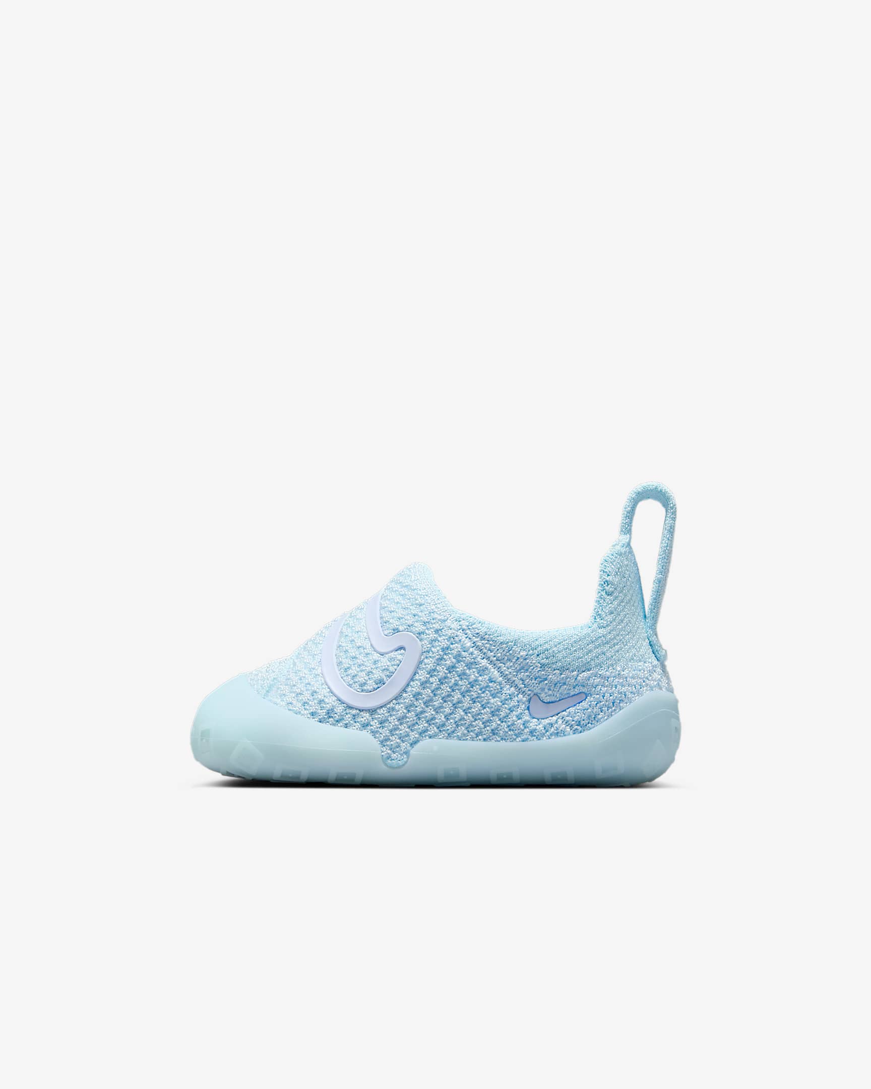 Nike Swoosh 1 婴童易穿脱运动鞋宝宝勾学步鞋 - 冰川蓝/紫蓝/冰蓝