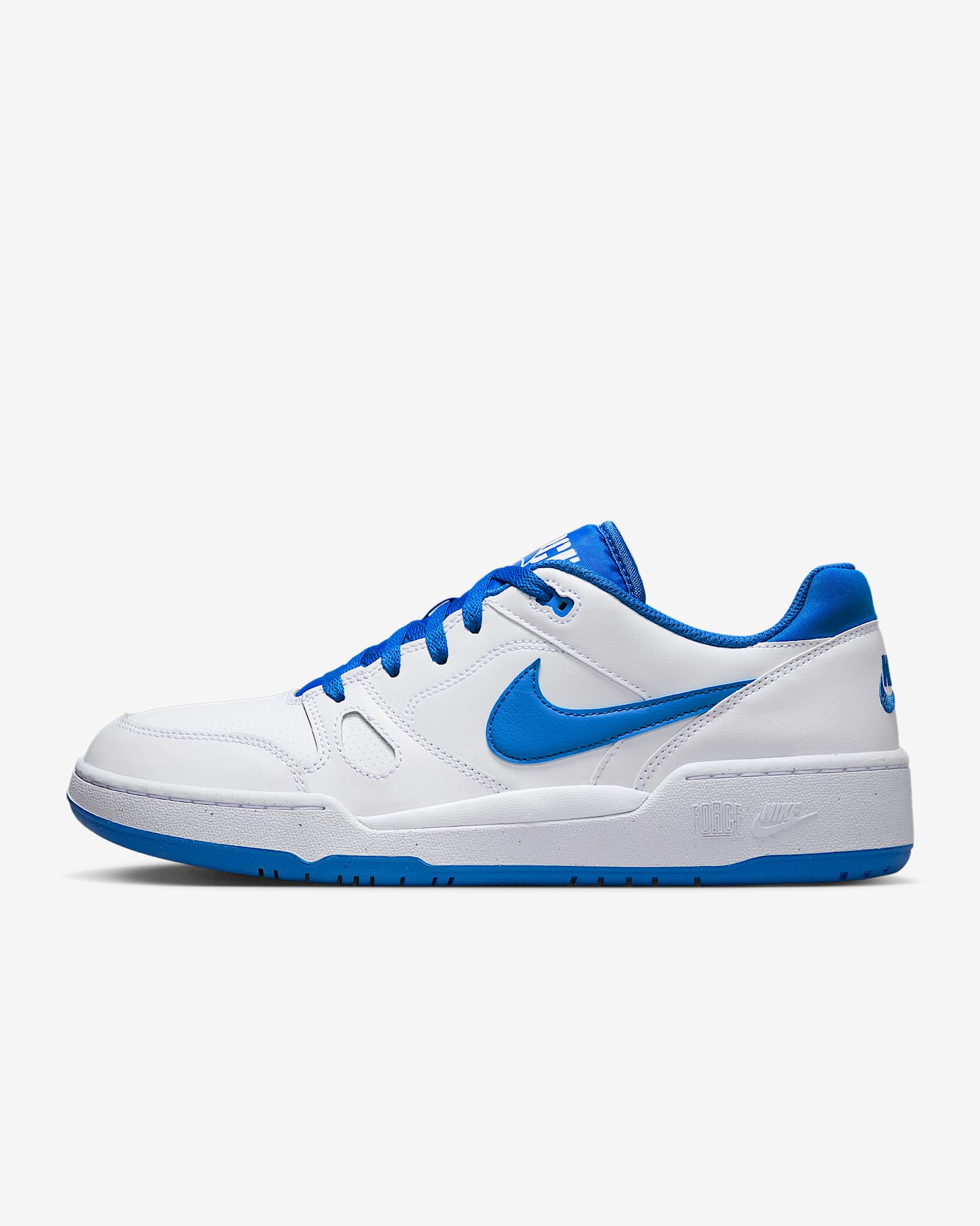 Nike Full Force Low 男子运动鞋 - 白色/浅清透蓝