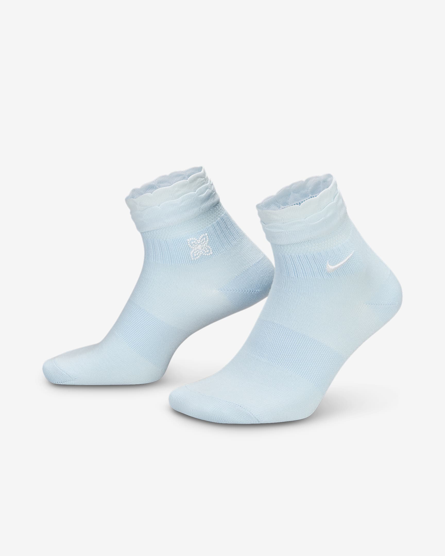 Nike Women's Artist Collection 耐克女性艺术家系列李宛妲Vanda同款速干运动短袜(1 双) - 紫蓝/山峰白