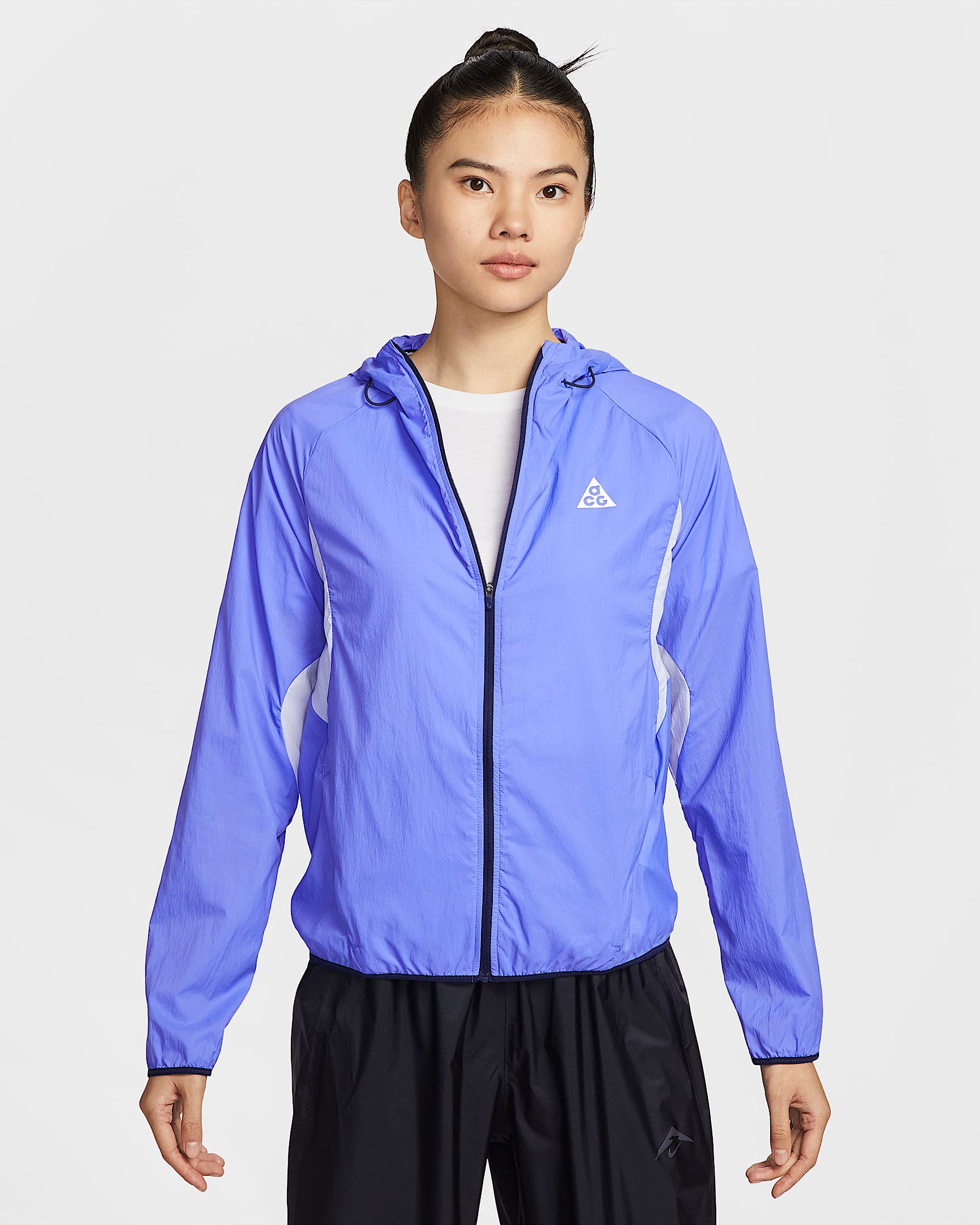 Nike ACG Repel 女子拒水越野跑步夹克 - 宝石蓝/氢蓝/深藏青/山峰白