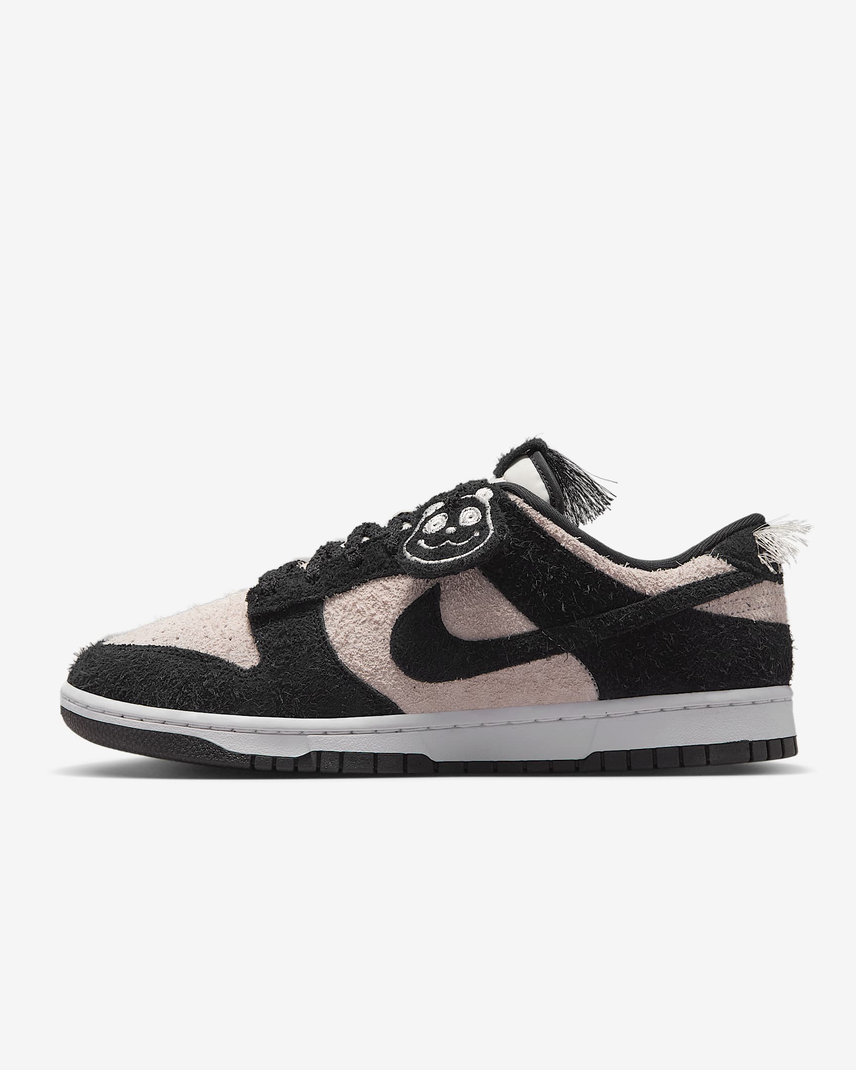 Nike Dunk Low Retro SE 男子运动鞋 - 白色/黑/黑